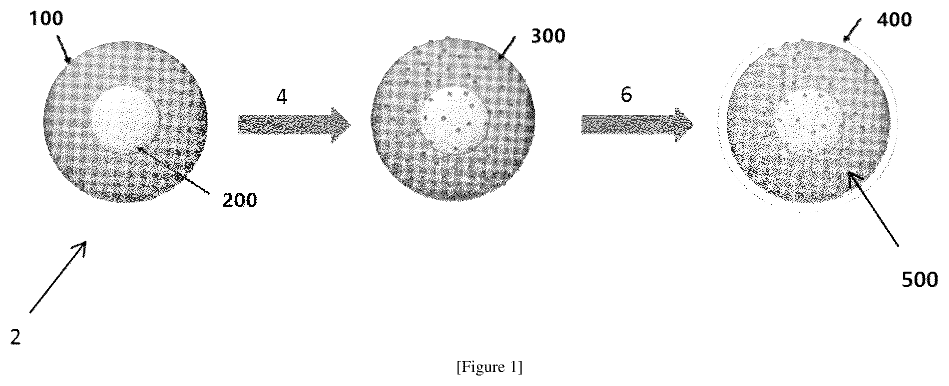 Patent US12318752 Figure 1 – Composite material and a method of preparing the same