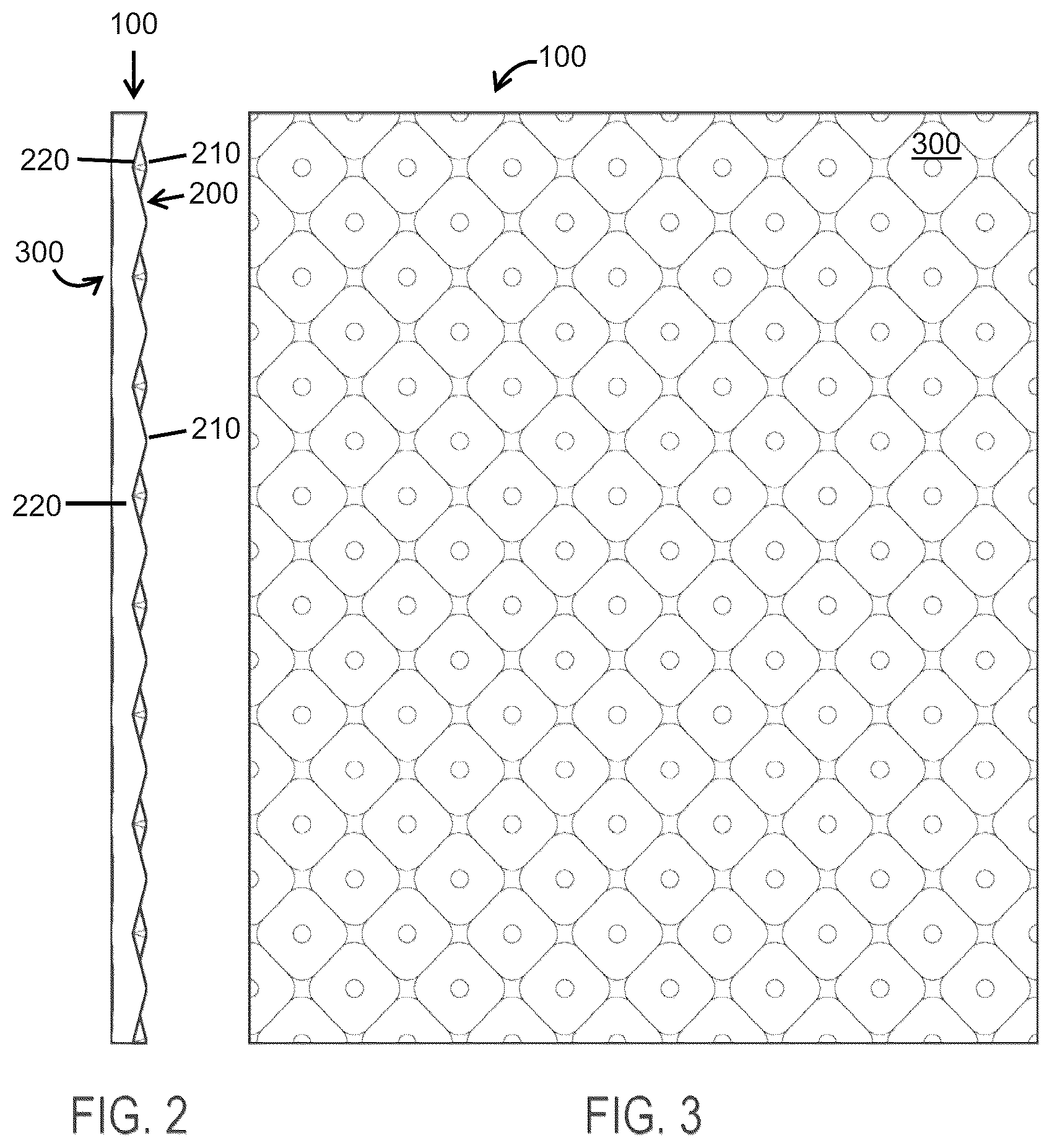 Patent US12318758 Figure 2 – Textured sorbent sheets, assemblies containing them, and molds for making same