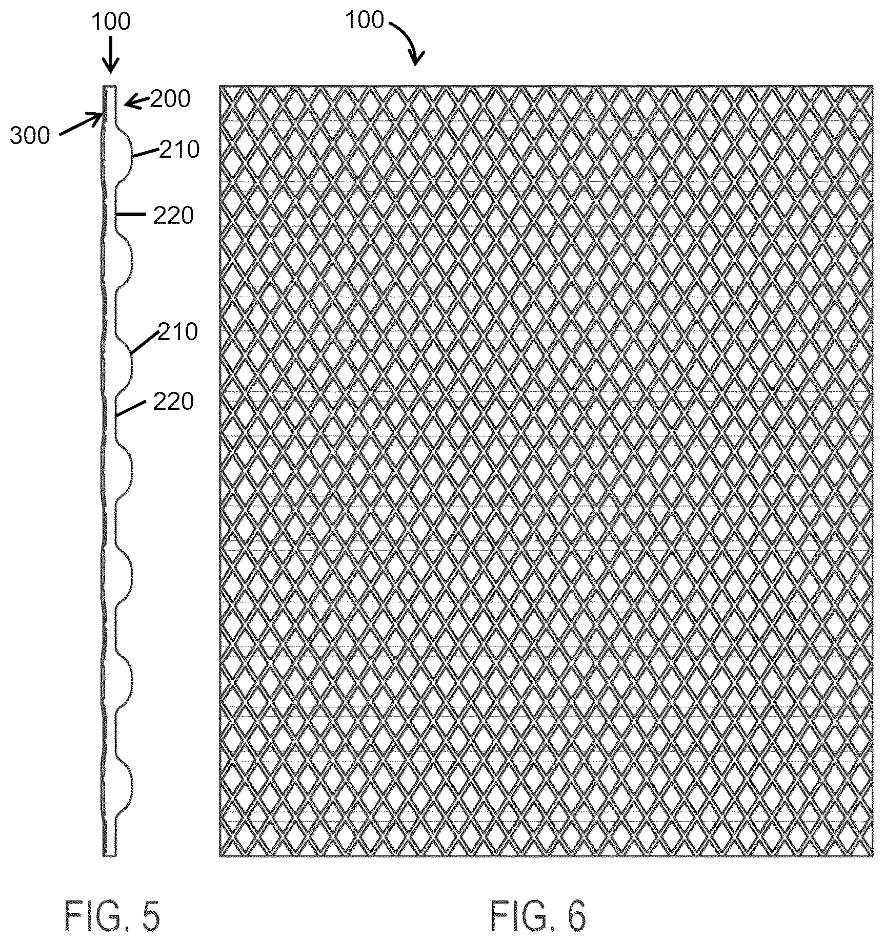 Patent US12318758 Figure 4 – Textured sorbent sheets, assemblies containing them, and molds for making same