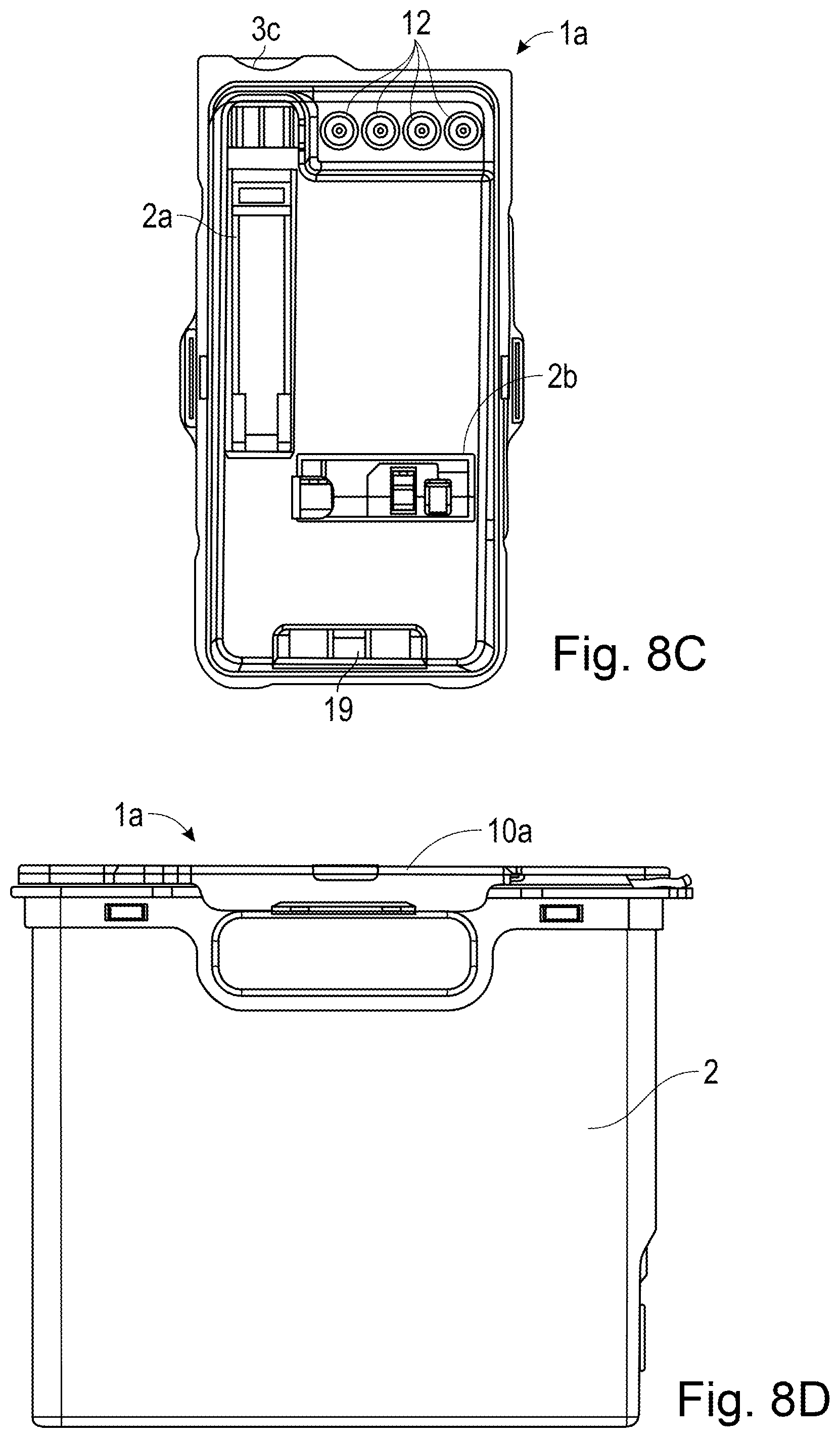 Patent US12318772 Figure 8 – Analysis instrument and sample preparation cartridge