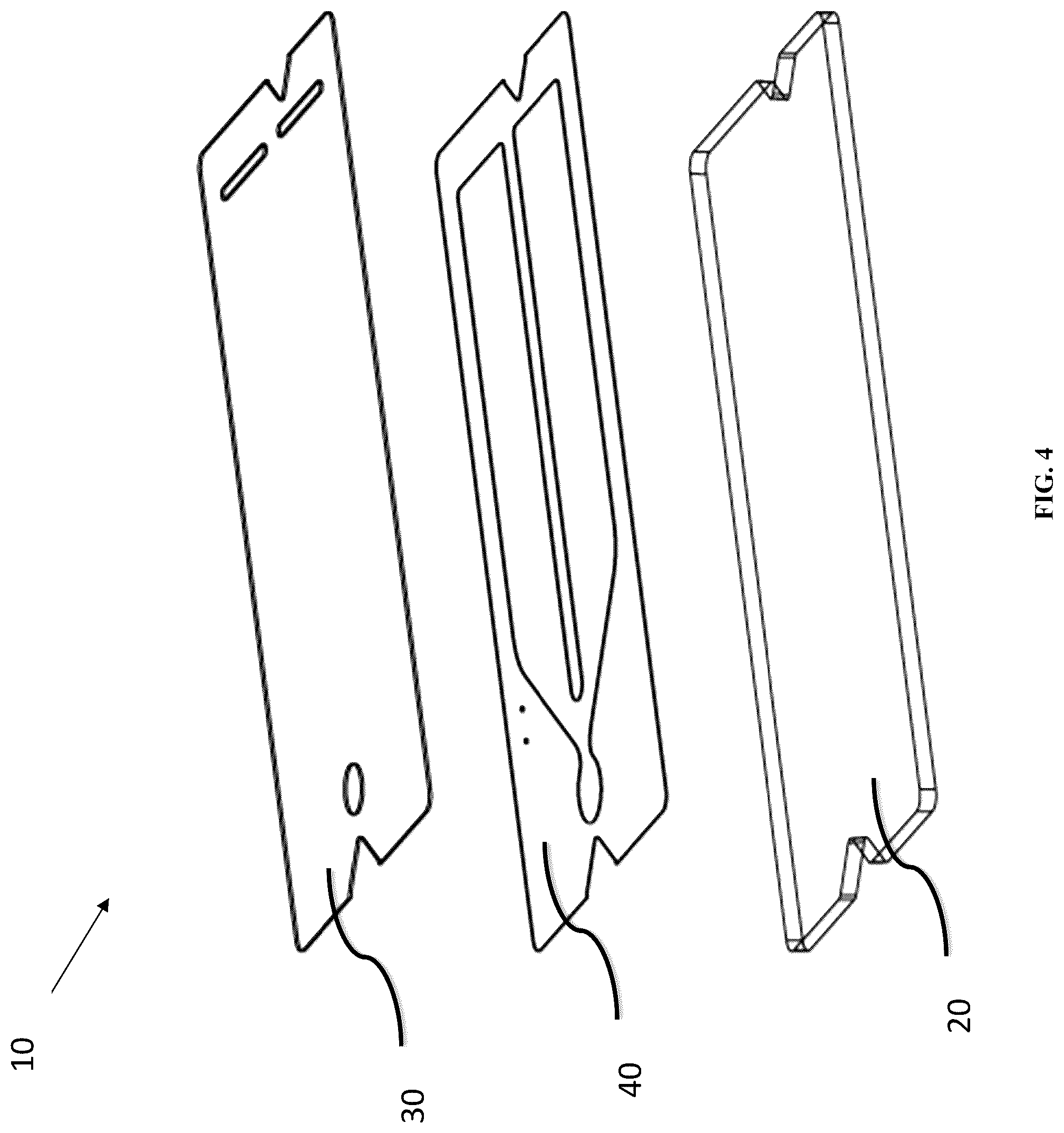 Patent US12318774 Figure 4 – Microfluidic device and method of manufacturing the same