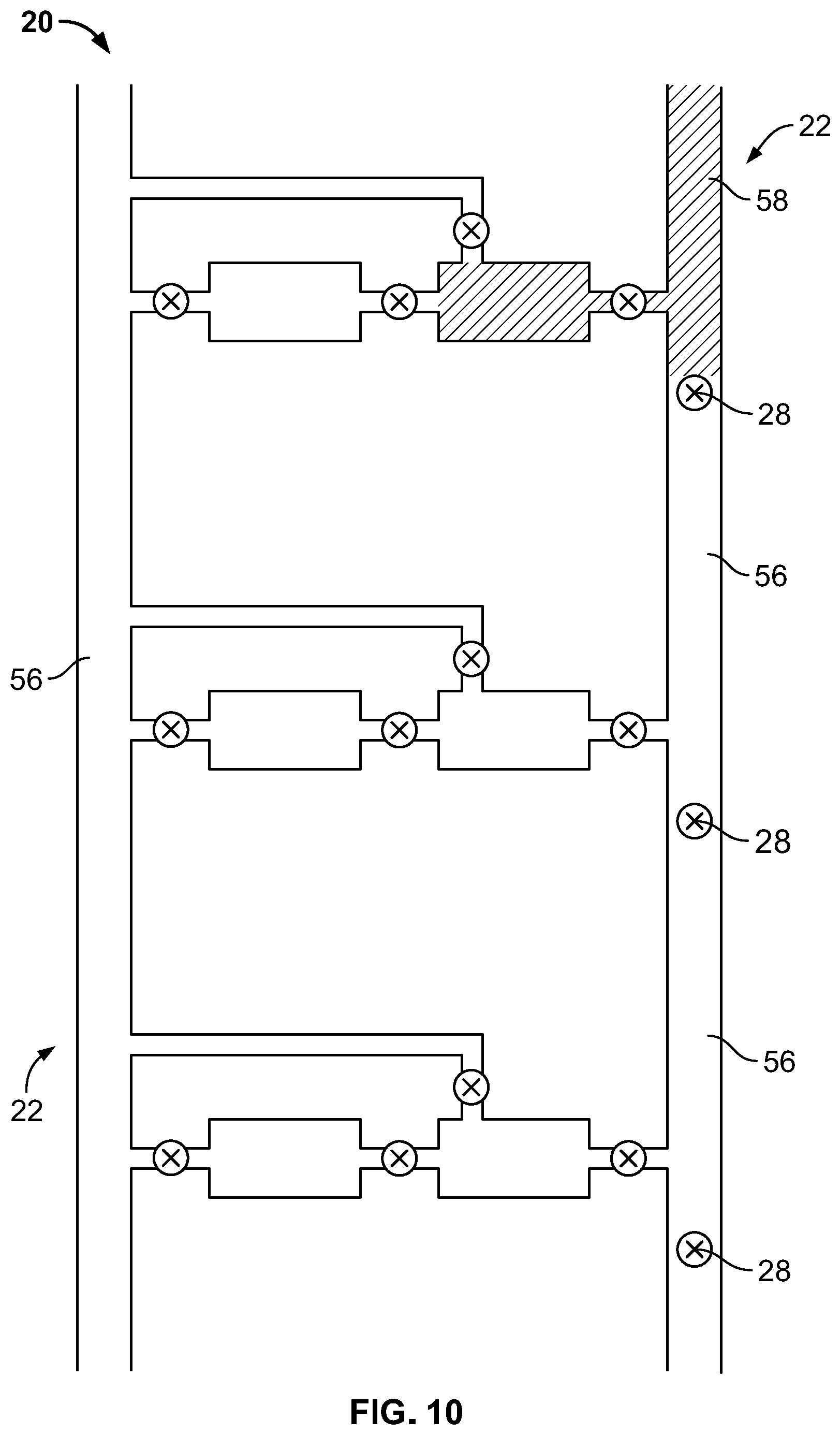 Patent US12318780 Figure 6 – Fluidic device, injector system, and methods of making and using the same