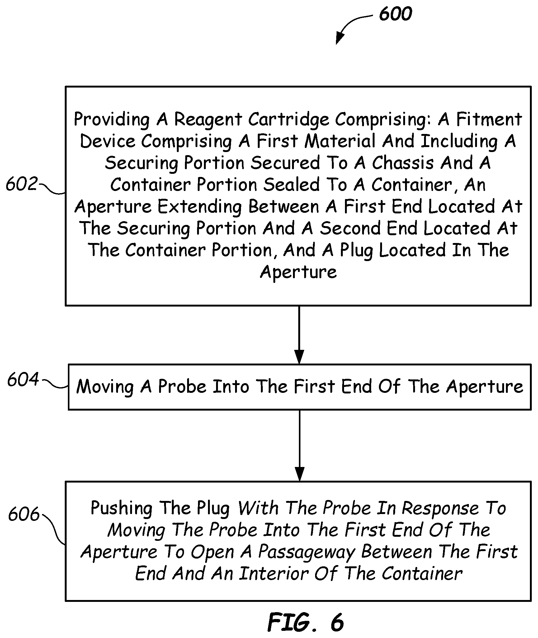 Patent US12318784 Figure 8 – Fitment devices, reagent cartridges, and methods thereof