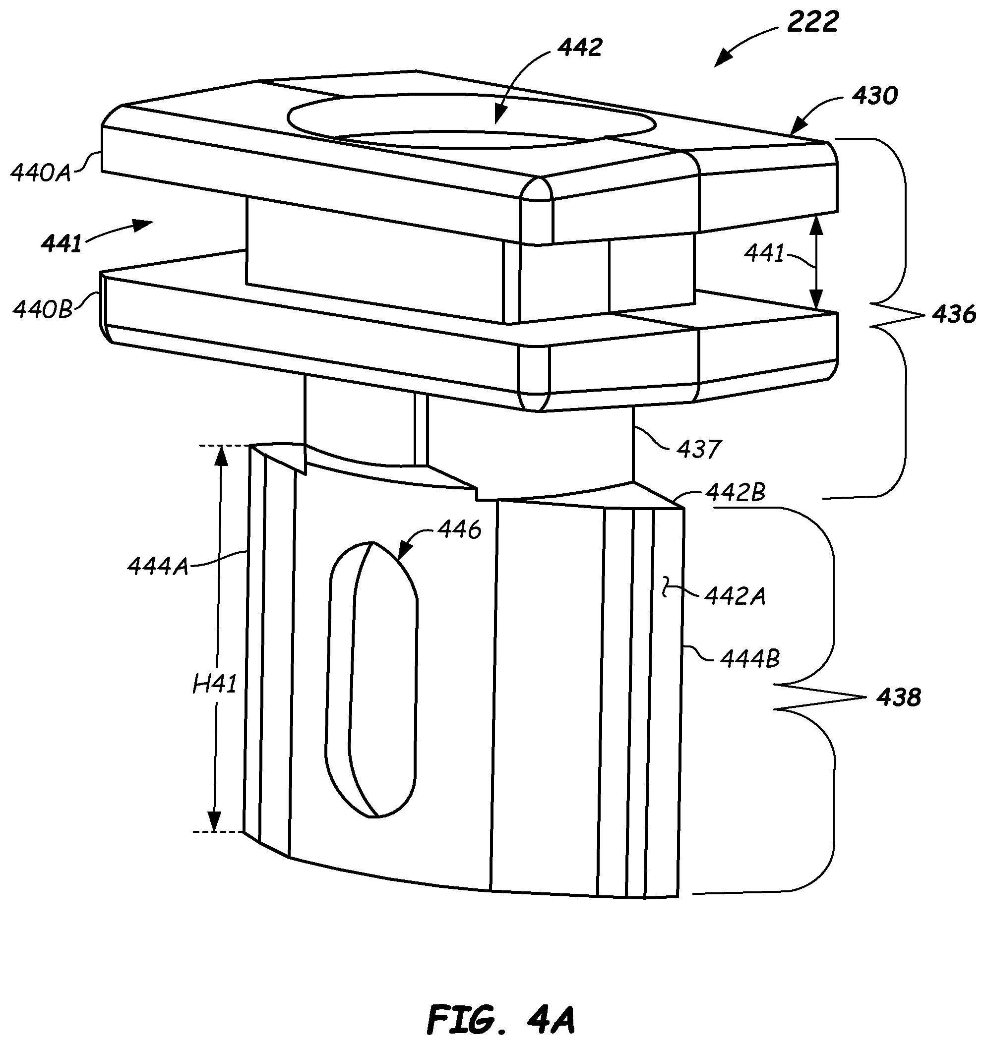 Patent US12318785 Figure 4 – Fitment devices, reagent cartridges containing fitment devices, and methods of manufacturing and operating same