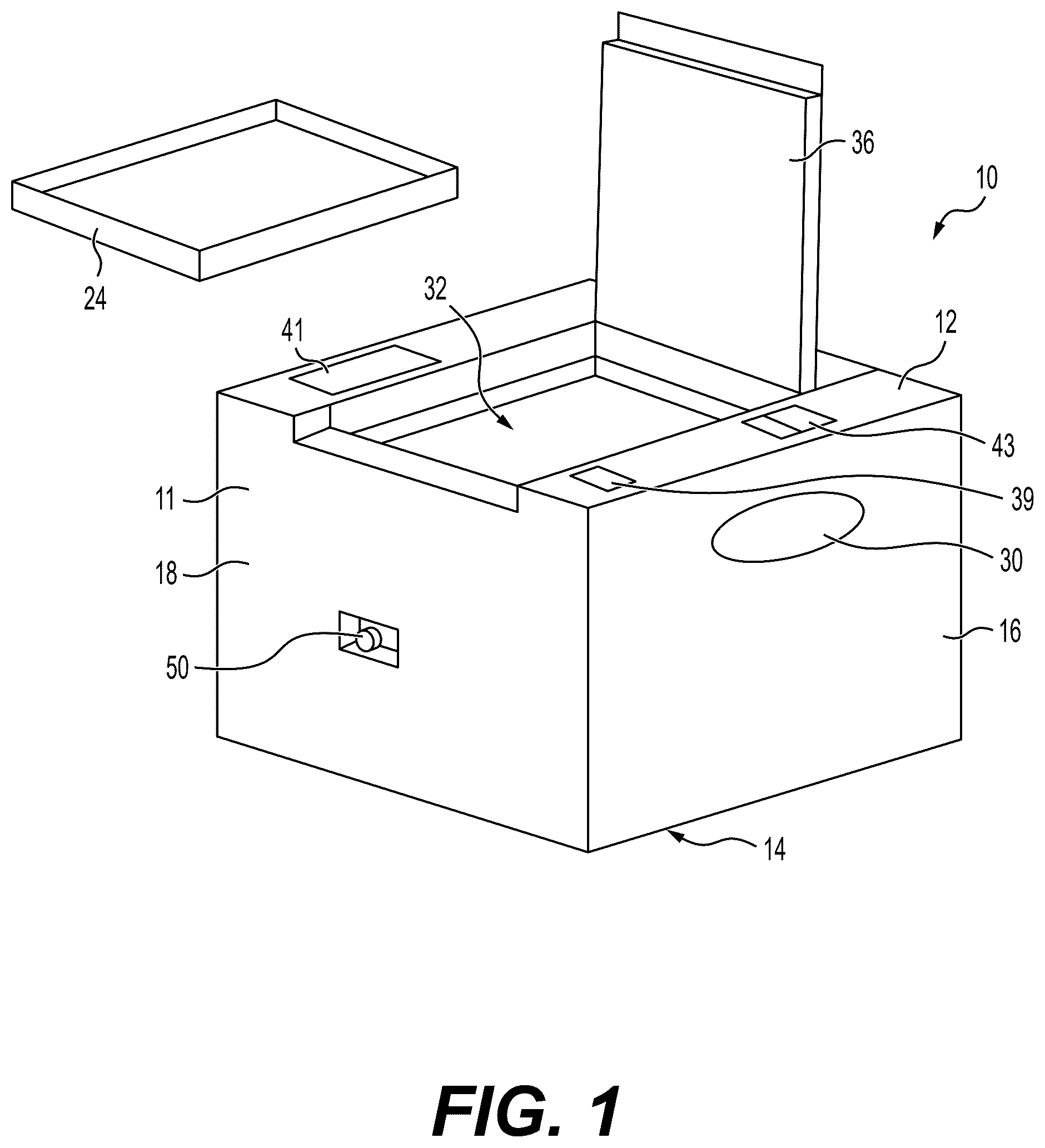 Patent US12318787 Figure 1 – Device for autoclaving and centrifuging a sample