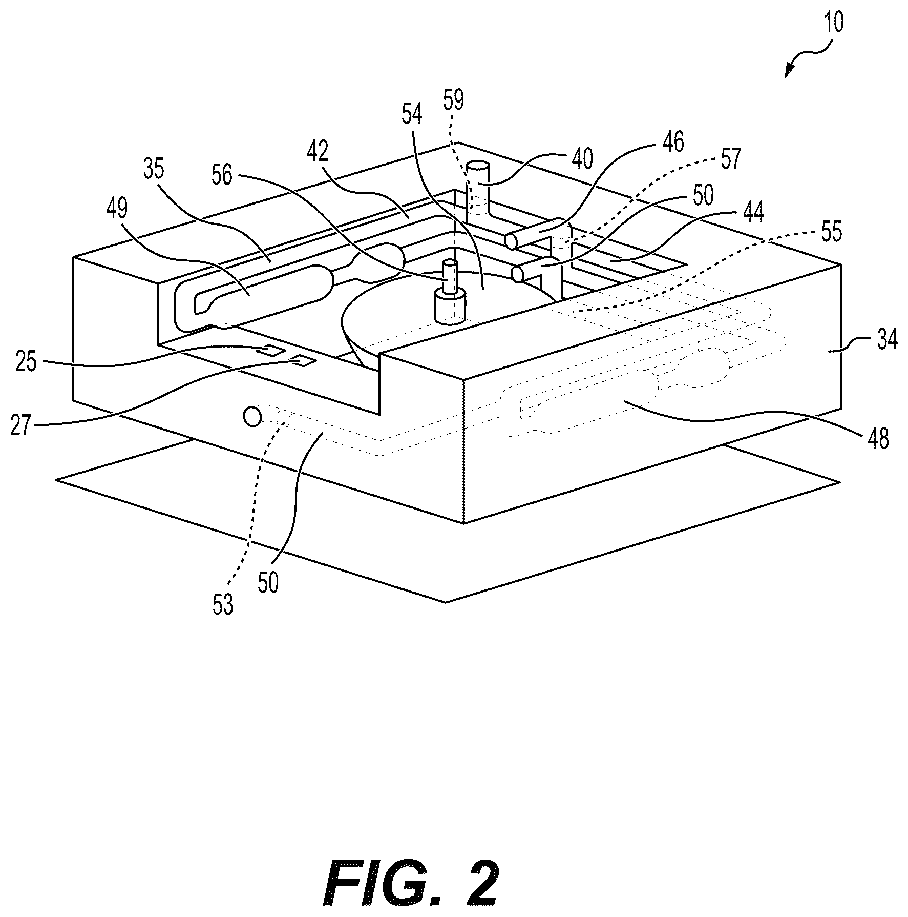 Patent US12318787 Figure 2 – Device for autoclaving and centrifuging a sample