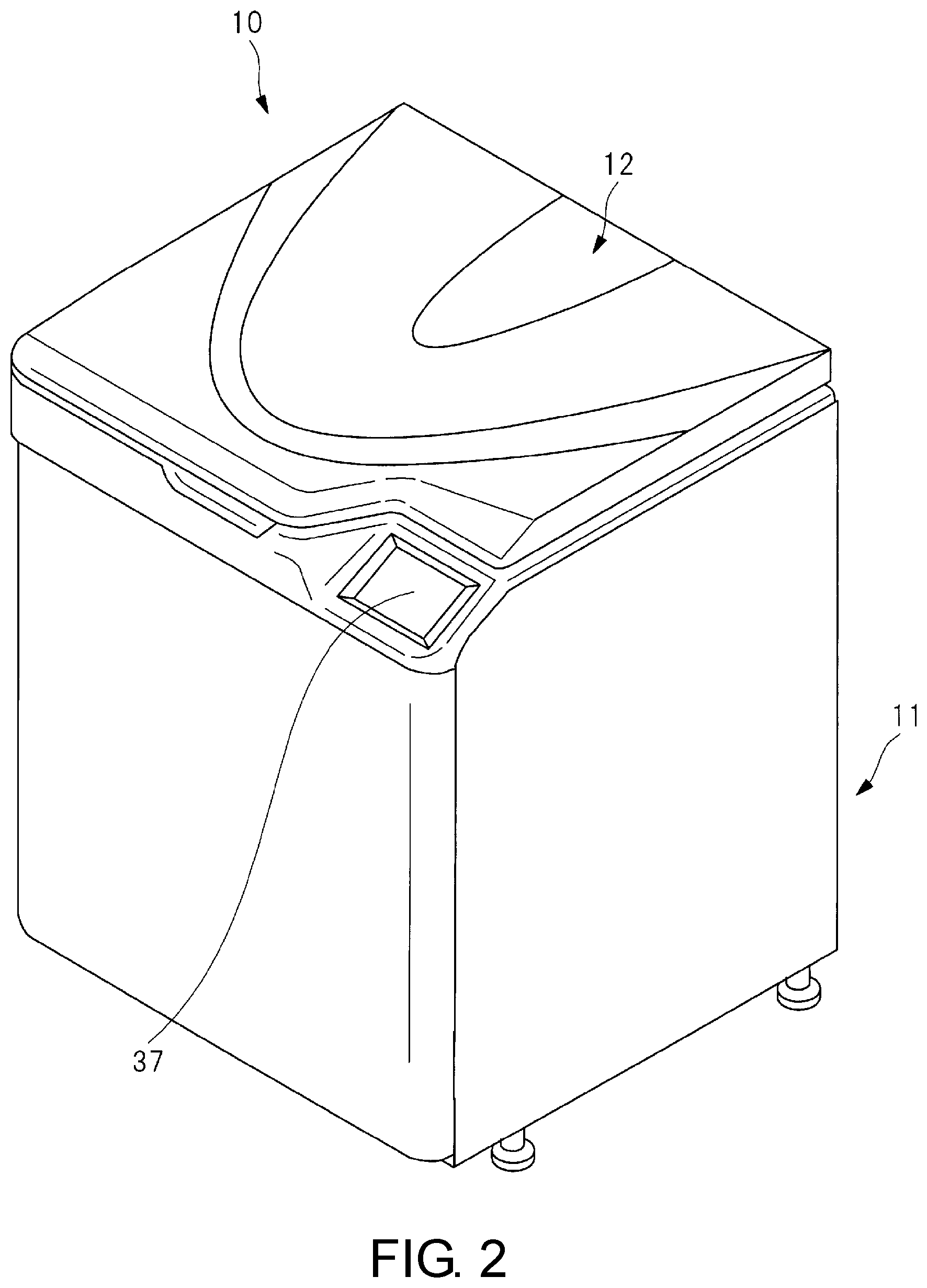 Patent US12318788 Figure 2 – Centrifuge having a control device for releasing doorlock by input of passcode