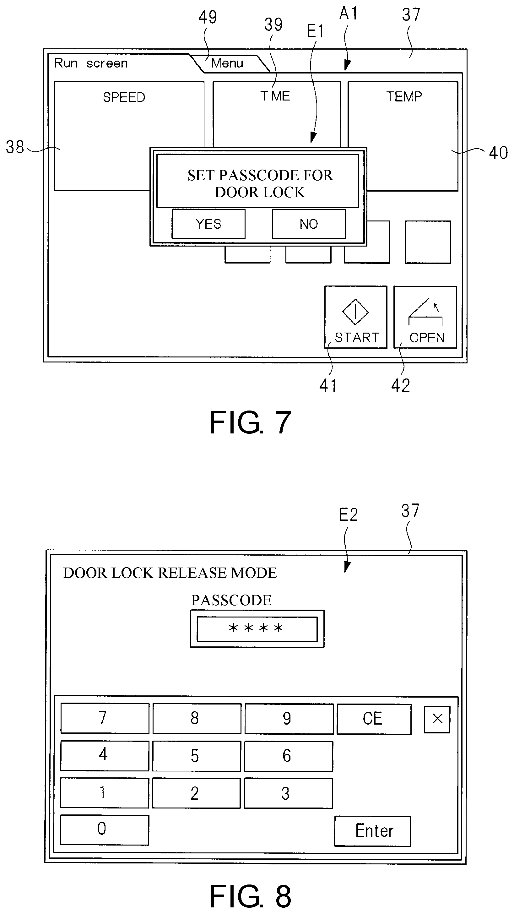 Patent US12318788 Figure 6 – Centrifuge having a control device for releasing doorlock by input of passcode