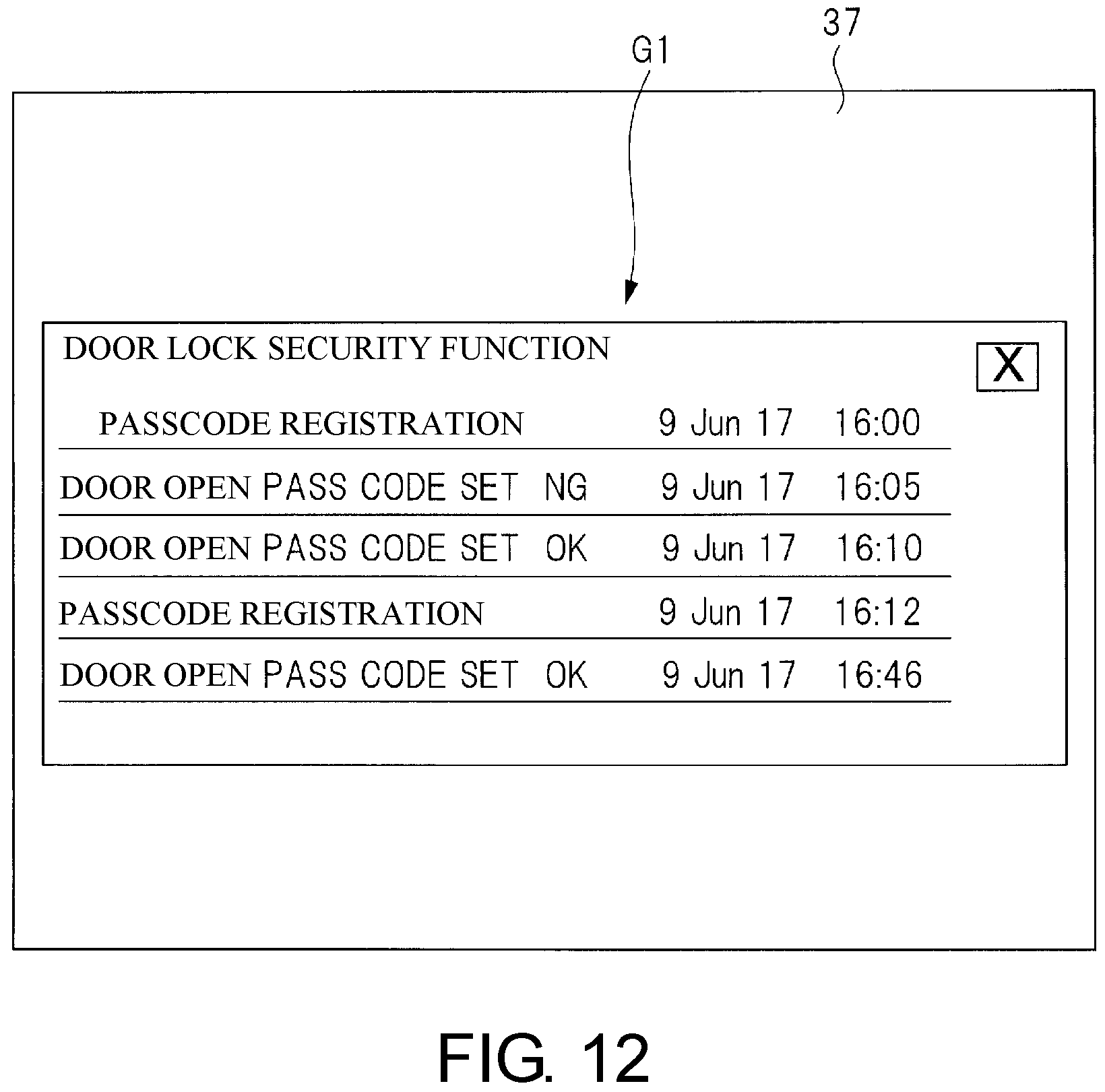 Patent US12318788 Figure 10 – Centrifuge having a control device for releasing doorlock by input of passcode