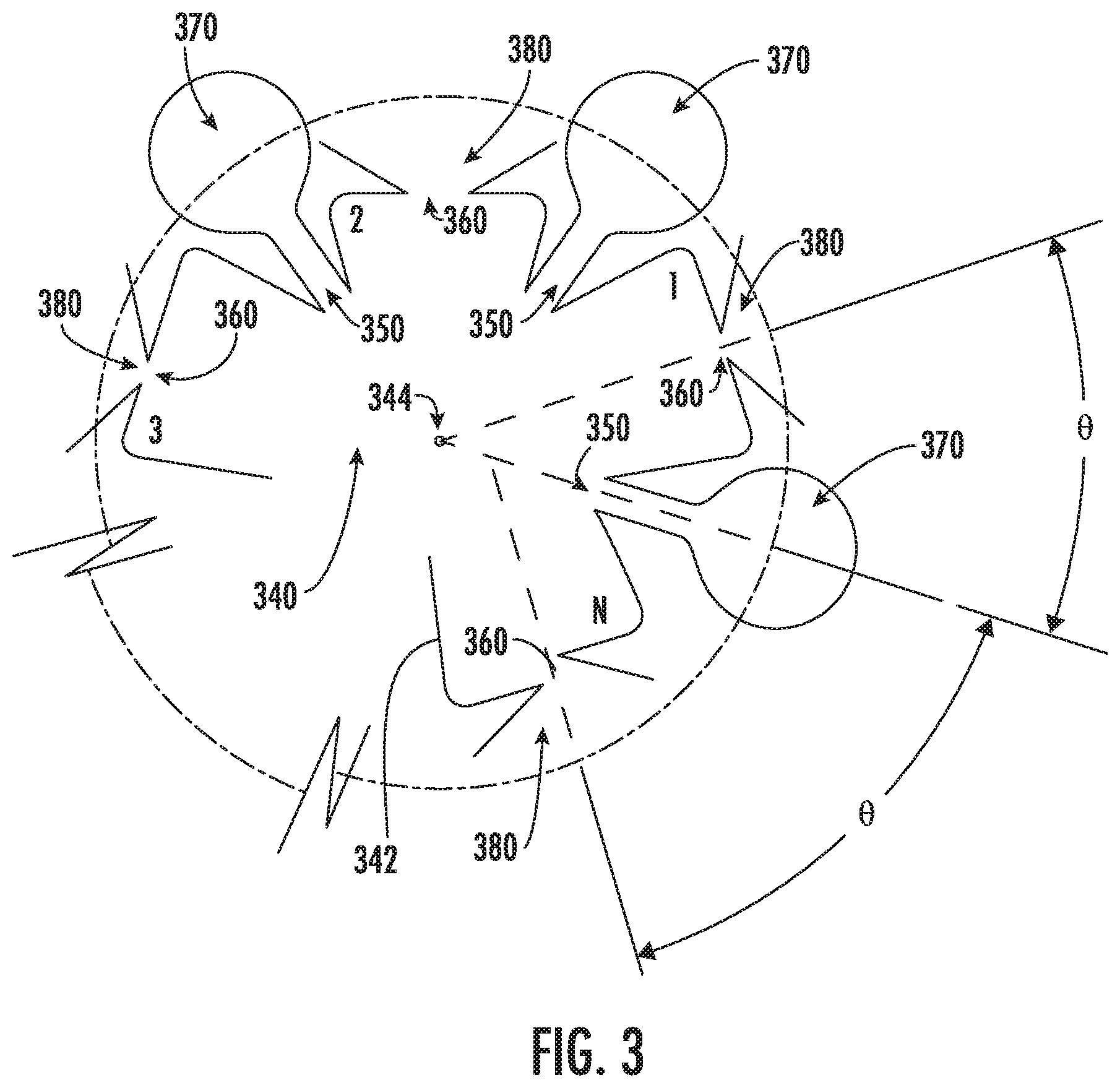 Patent US12318789 Figure 5 – Sweeping jet device with multidirectional output