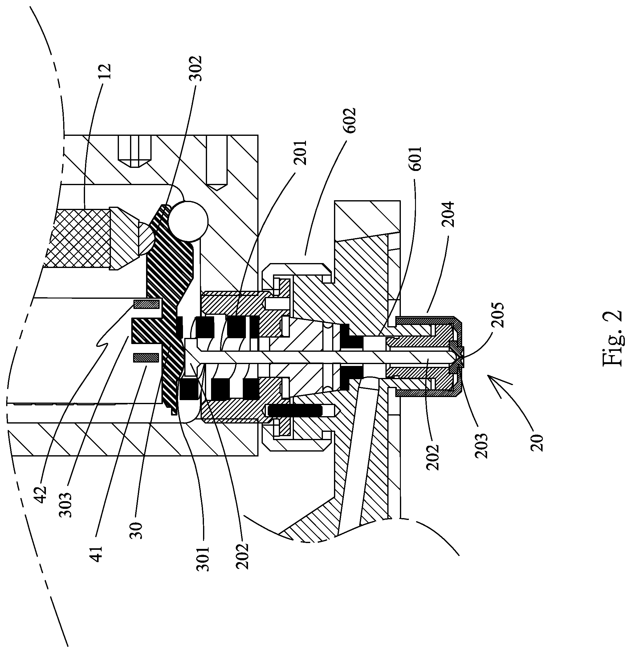 Patent US12318791 Figure 2 – Jetting valve with two stage calibrating structures