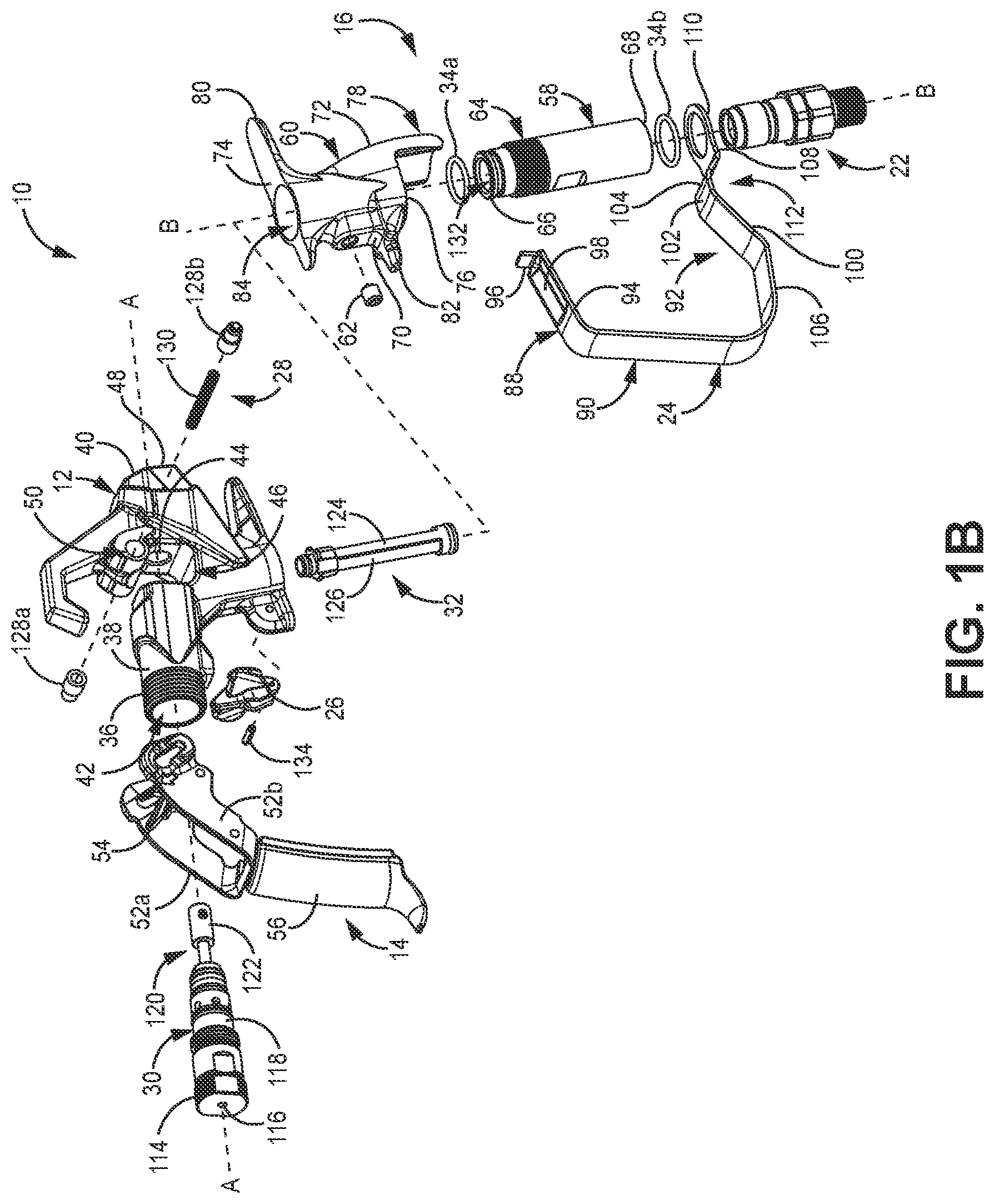 Patent US12318795 Figure 2 – Spray gun for spraying paints and other coatings