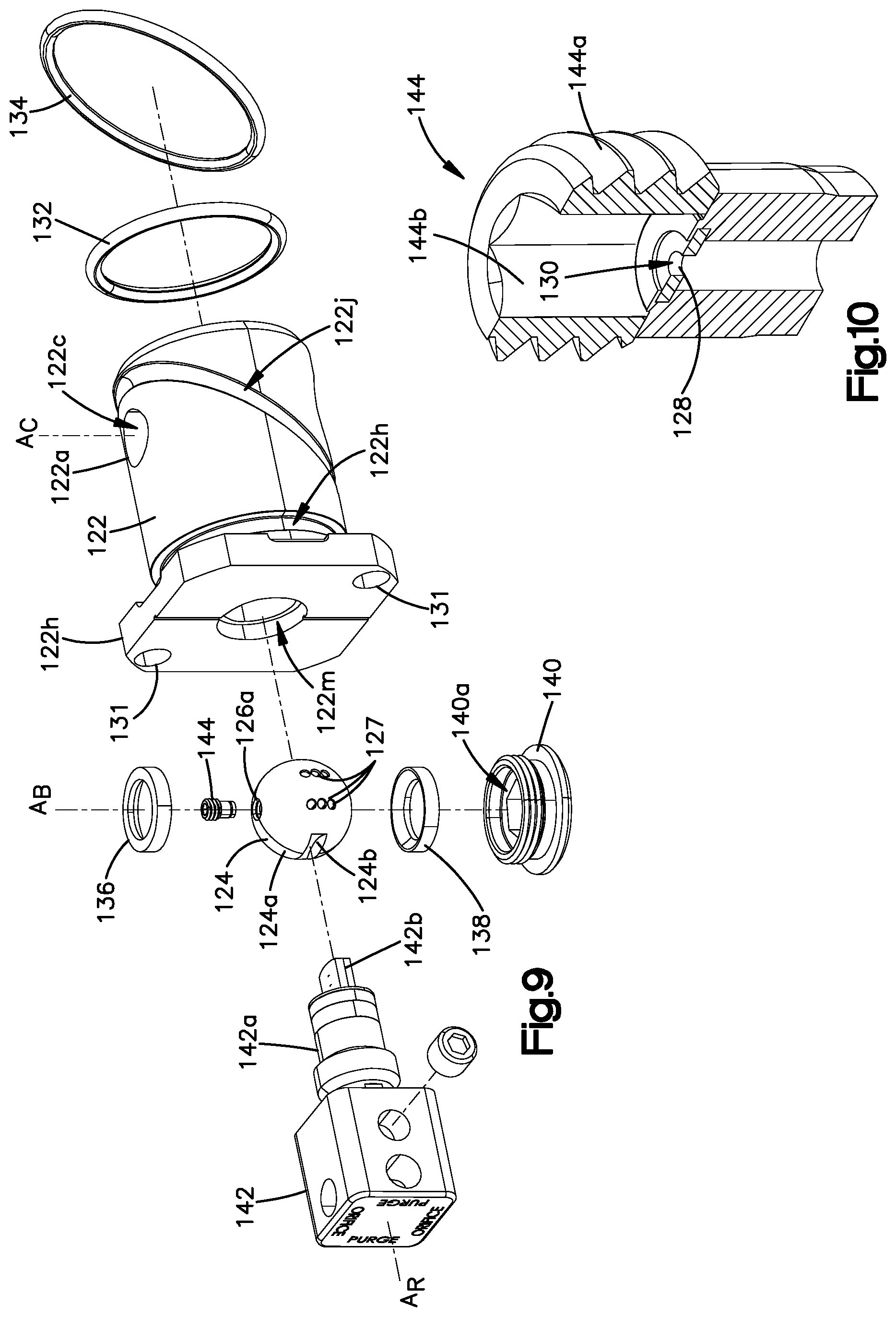 Patent US12318796 Figure 5 – Self flushing flow restrictor for a fluid dispensing system