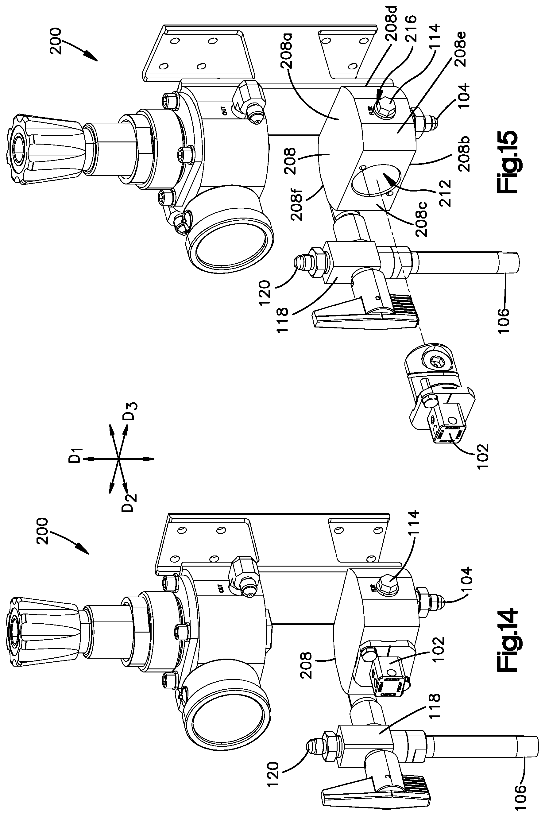 Patent US12318796 Figure 8 – Self flushing flow restrictor for a fluid dispensing system