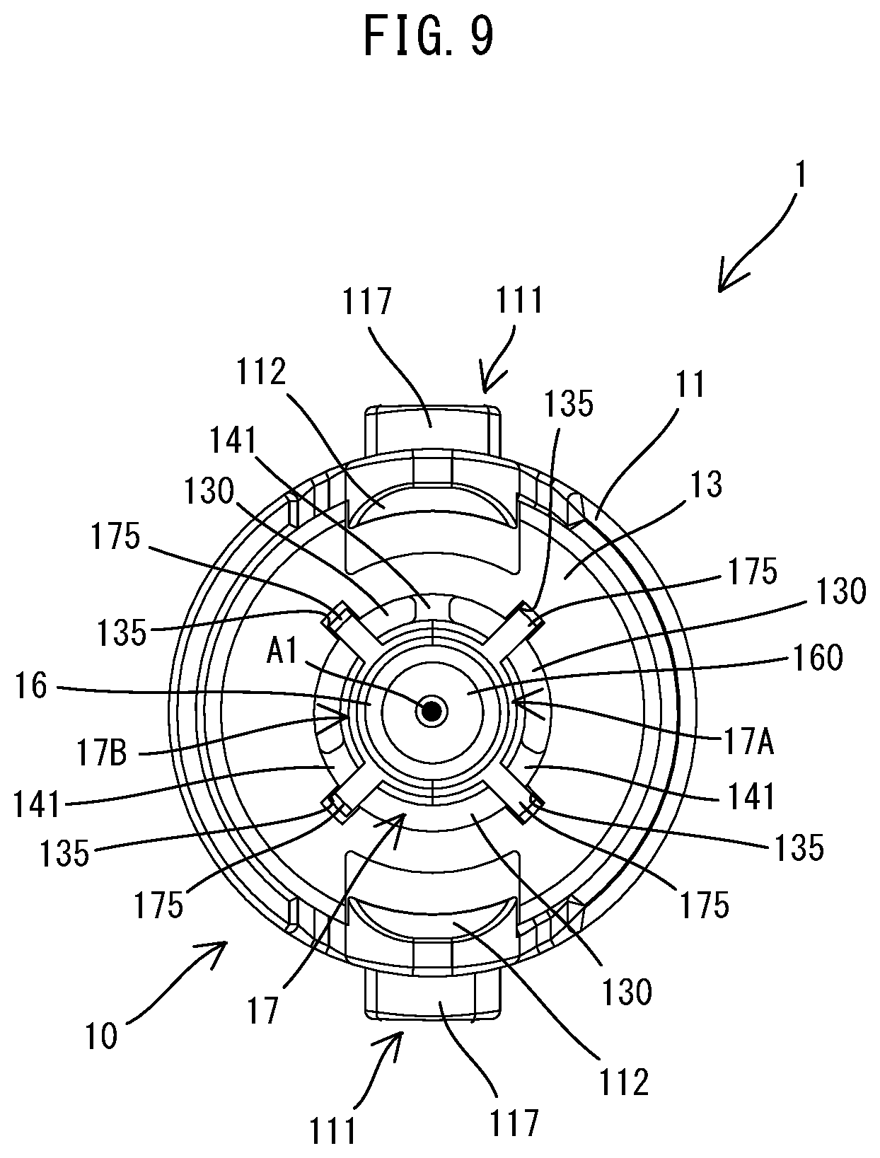 Patent US12318797 Figure 9 – Nozzle for blower