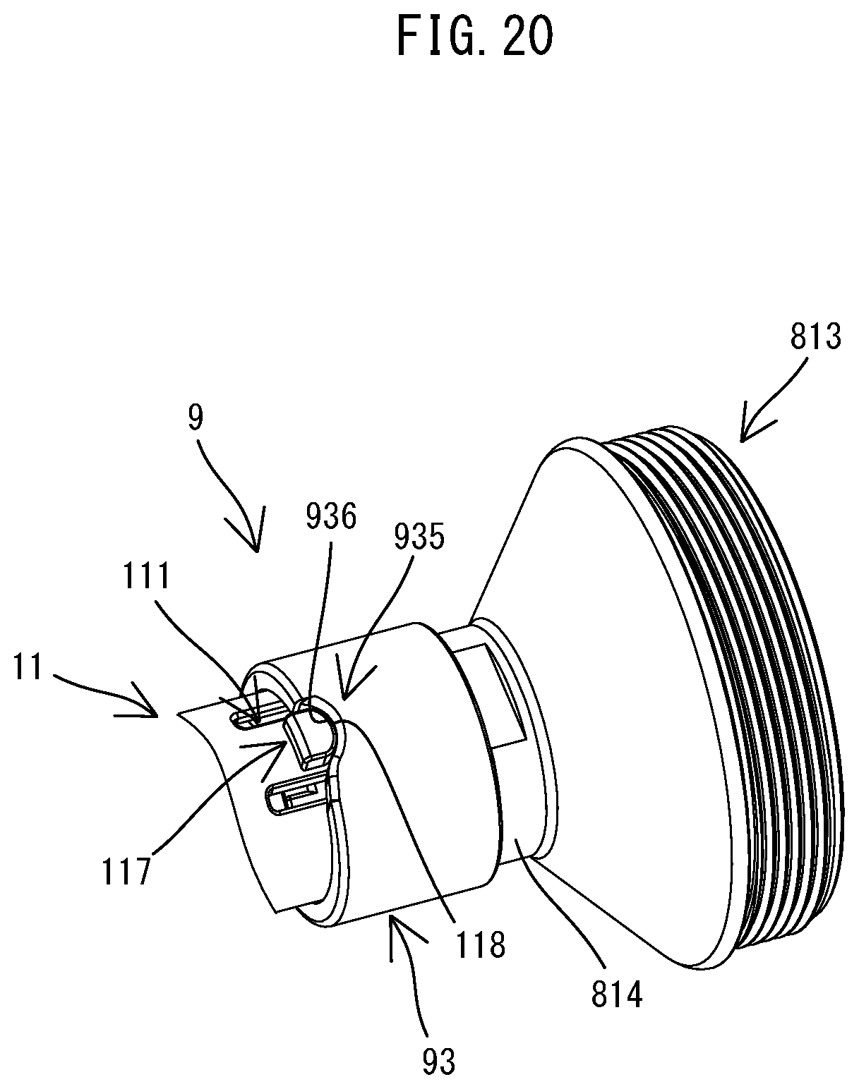 Patent US12318797 Figure 20 – Nozzle for blower