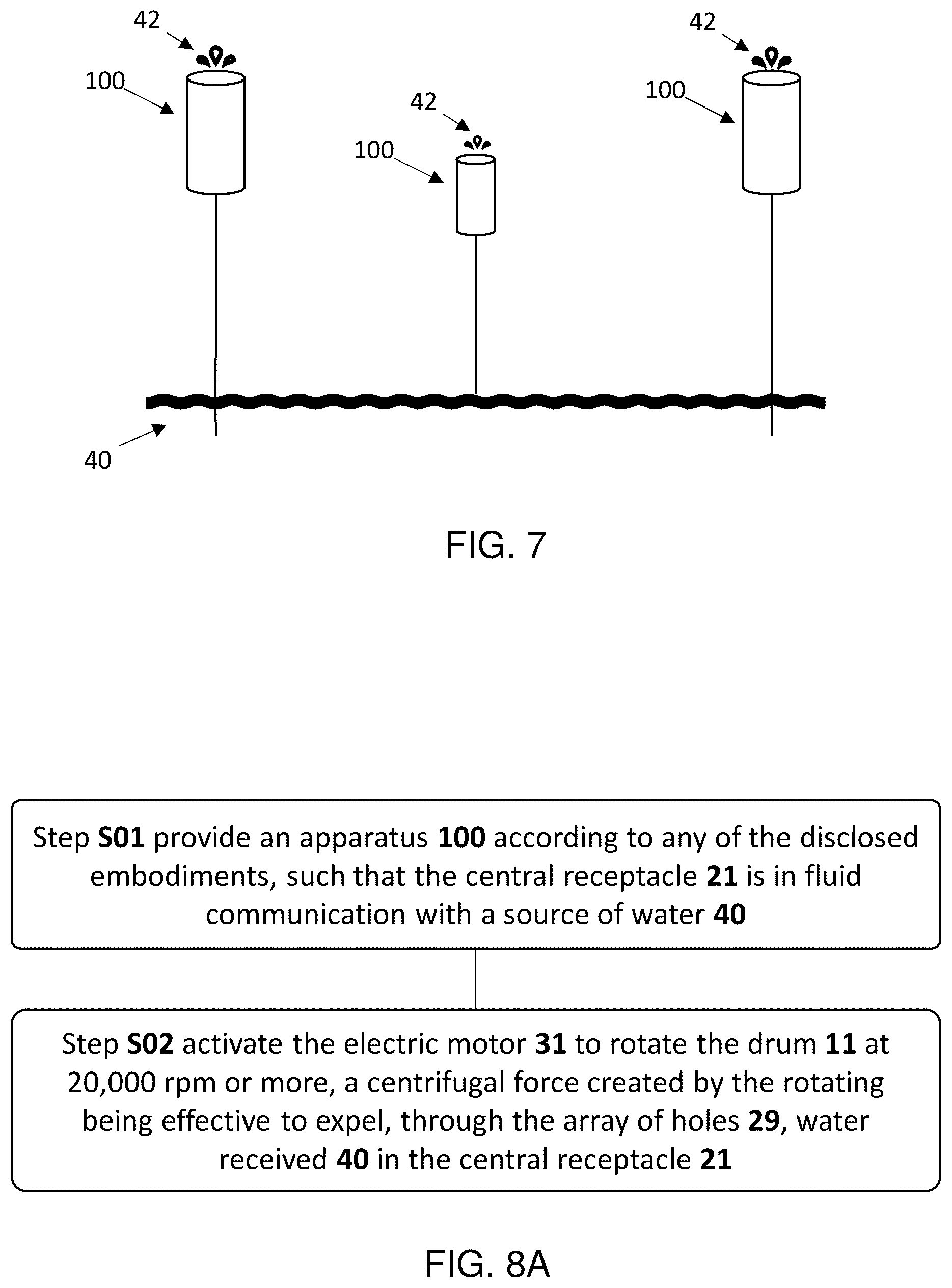 Patent US12318799 Figure 4 – Generation and spraying of microscopic water droplets
