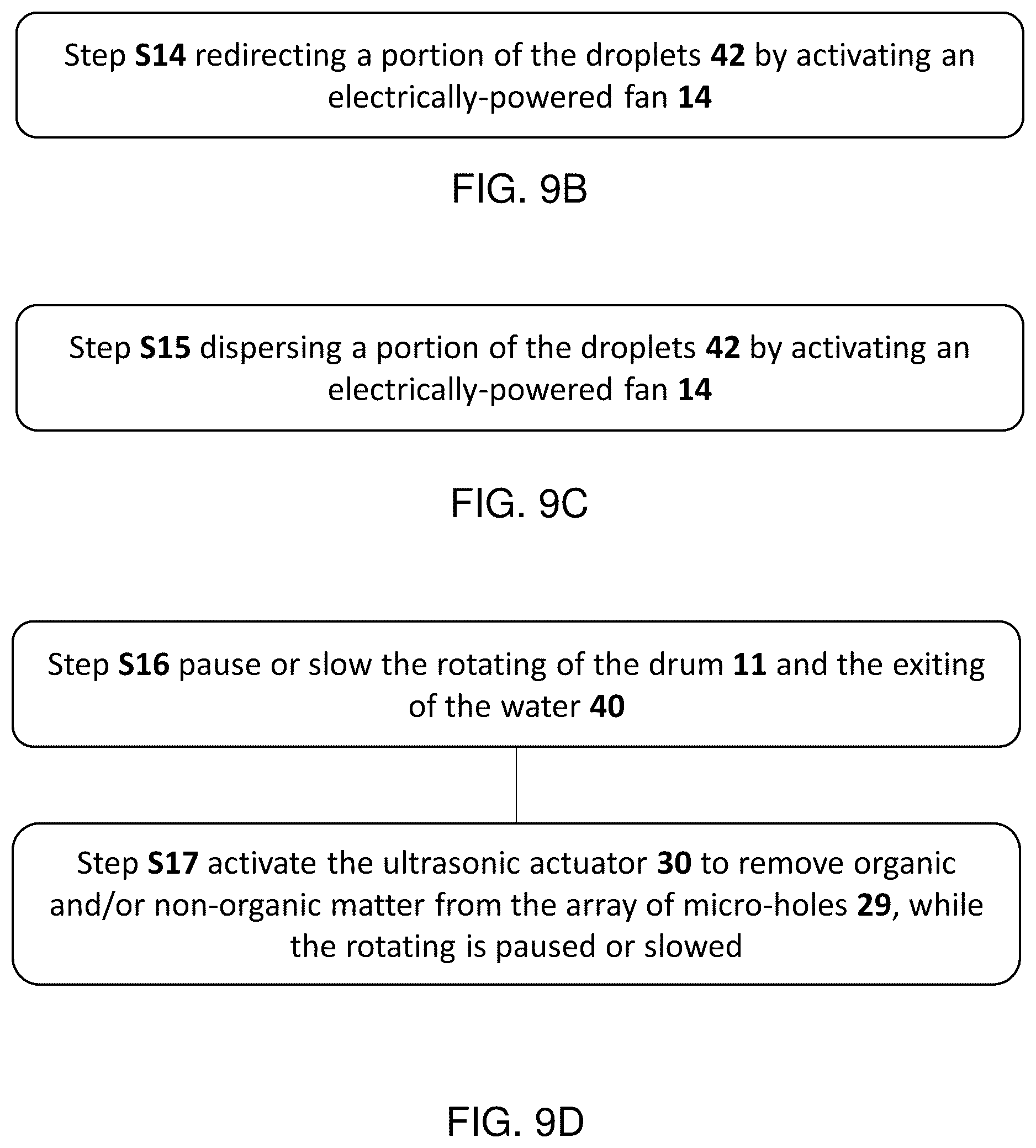 Patent US12318799 Figure 6 – Generation and spraying of microscopic water droplets