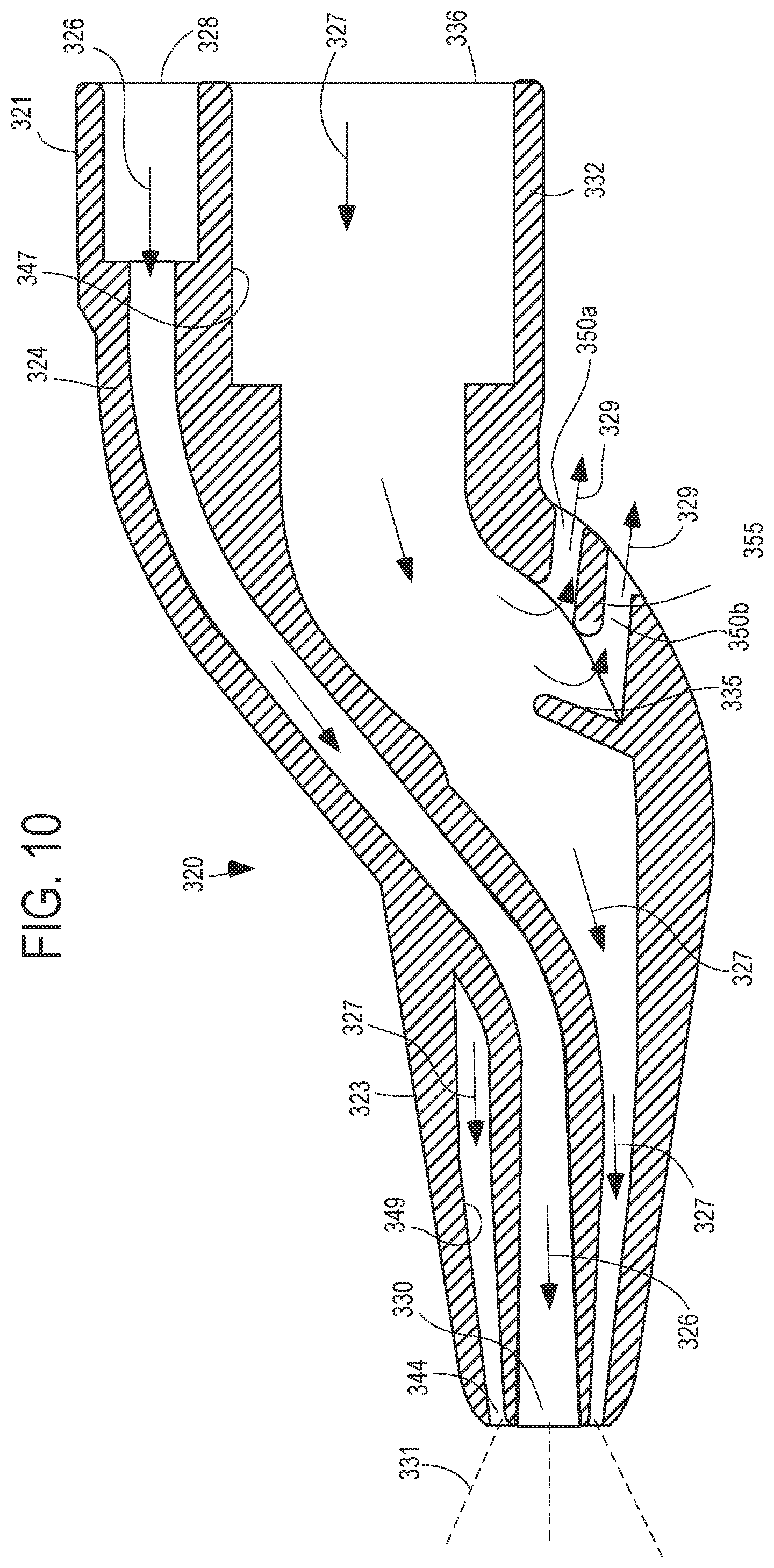 Patent US12318801 Figure 10 – Force-balancing spray nozzle devices