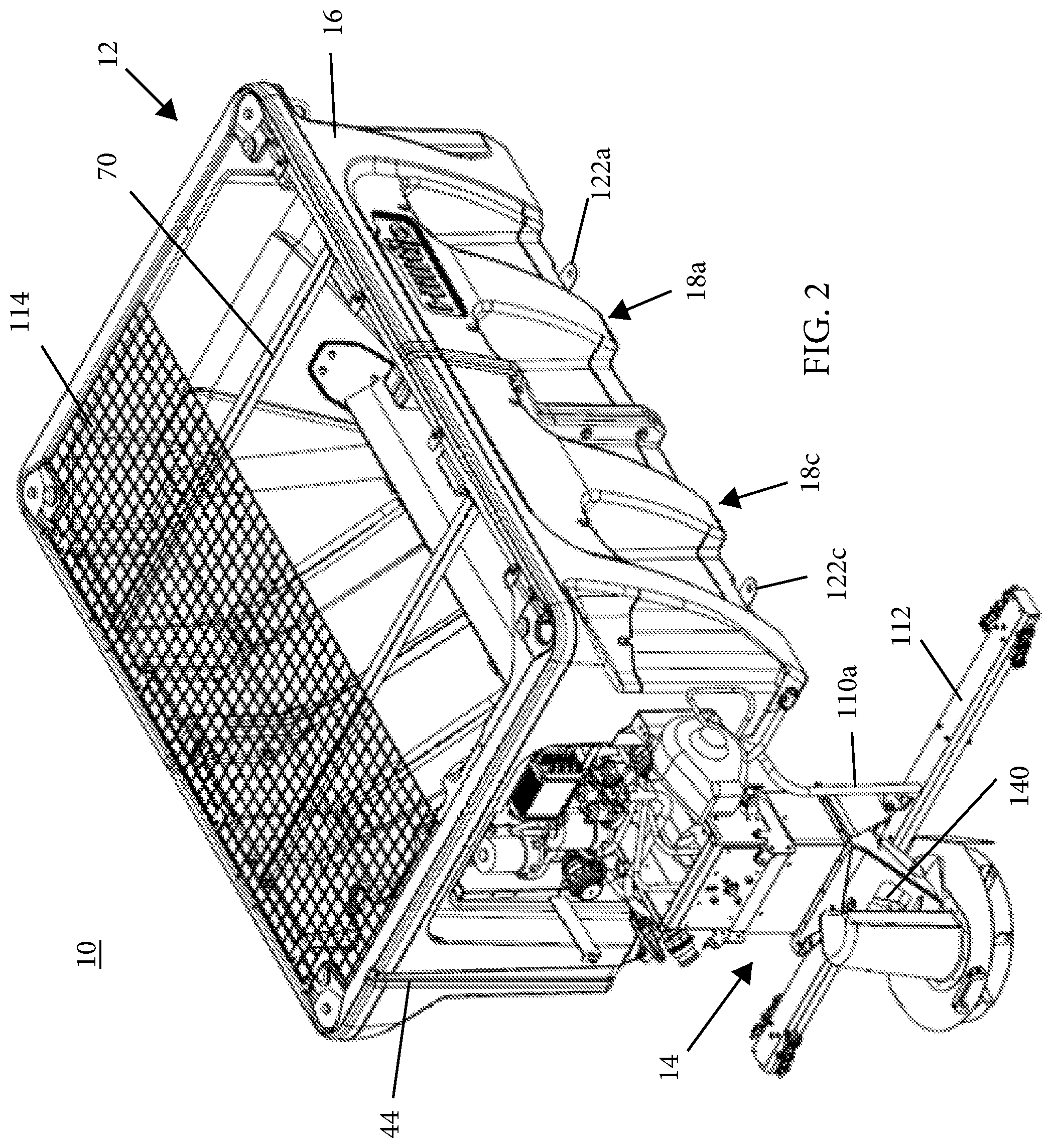 Patent US12318802 Figure 2 – Modular dual wall spreader with liquid storage tanks
