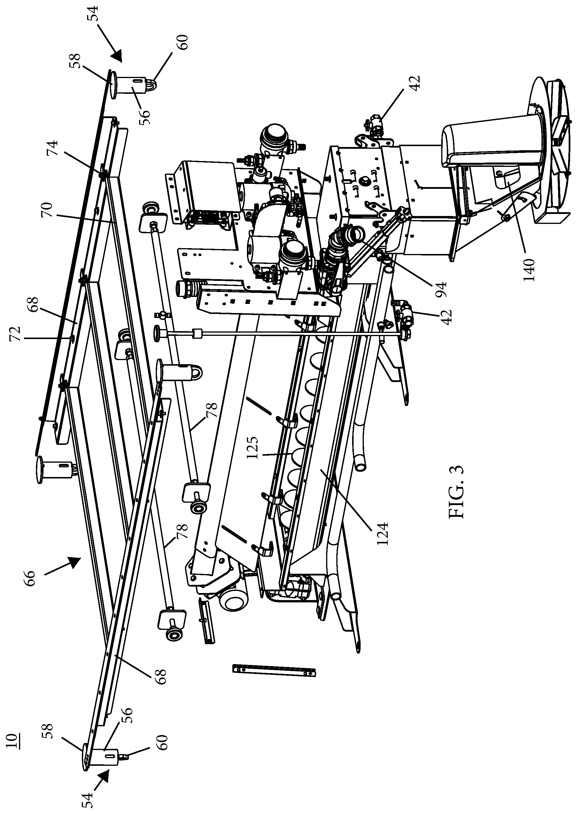 Patent US12318802 Figure 3 – Modular dual wall spreader with liquid storage tanks