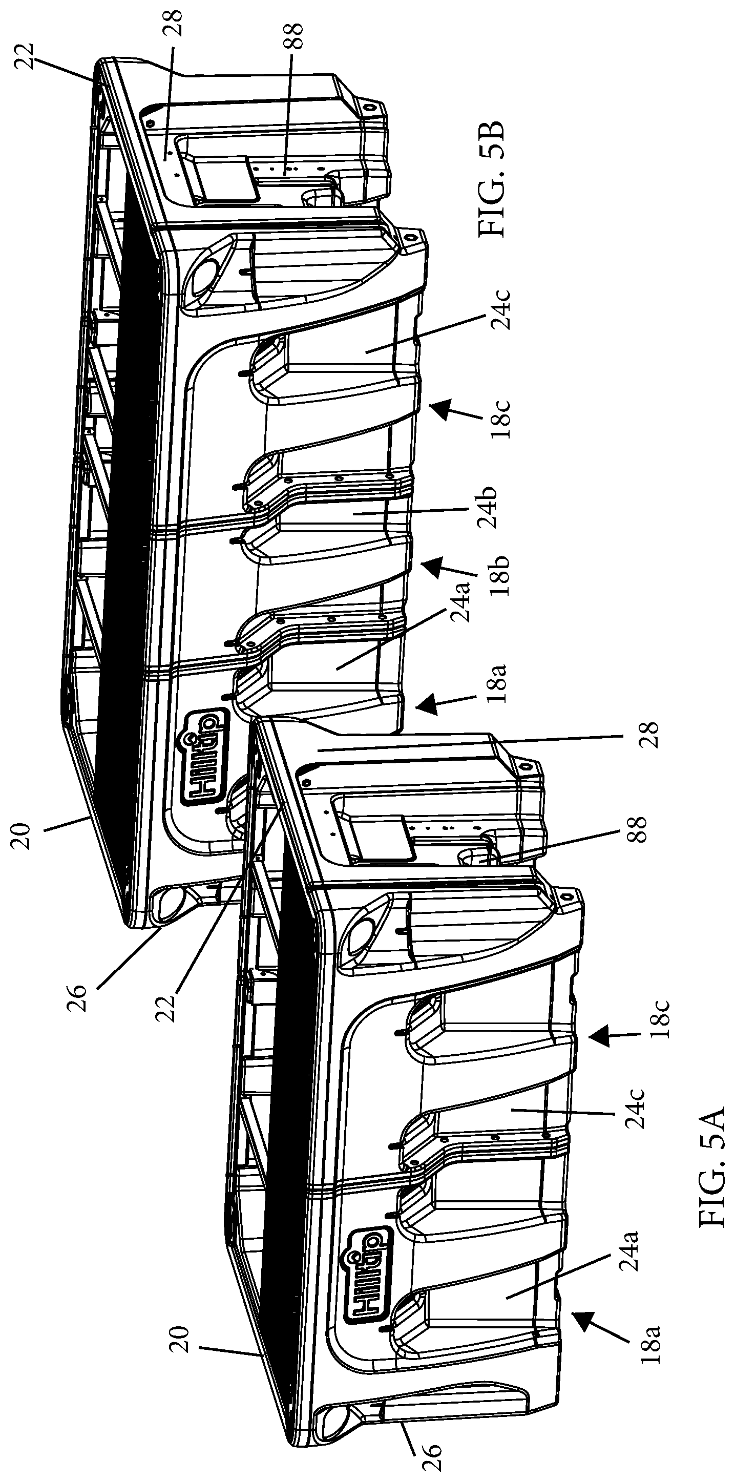 Patent US12318802 Figure 5 – Modular dual wall spreader with liquid storage tanks