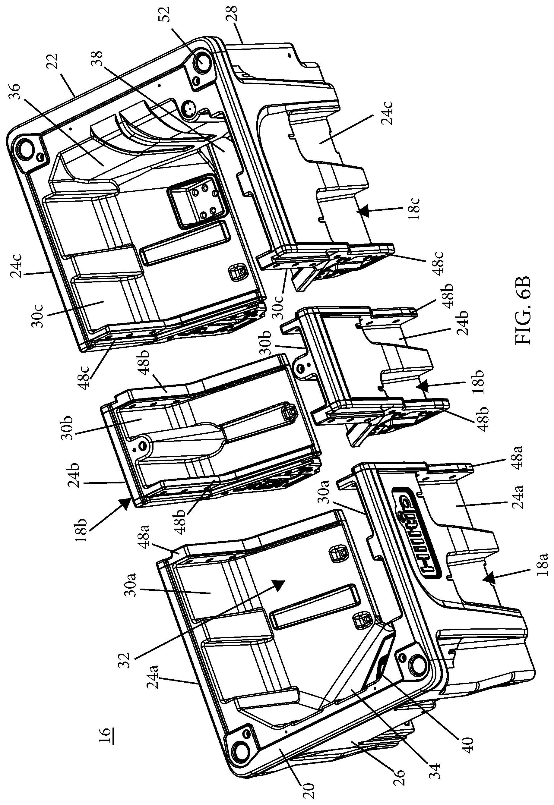 Patent US12318802 Figure 7 – Modular dual wall spreader with liquid storage tanks