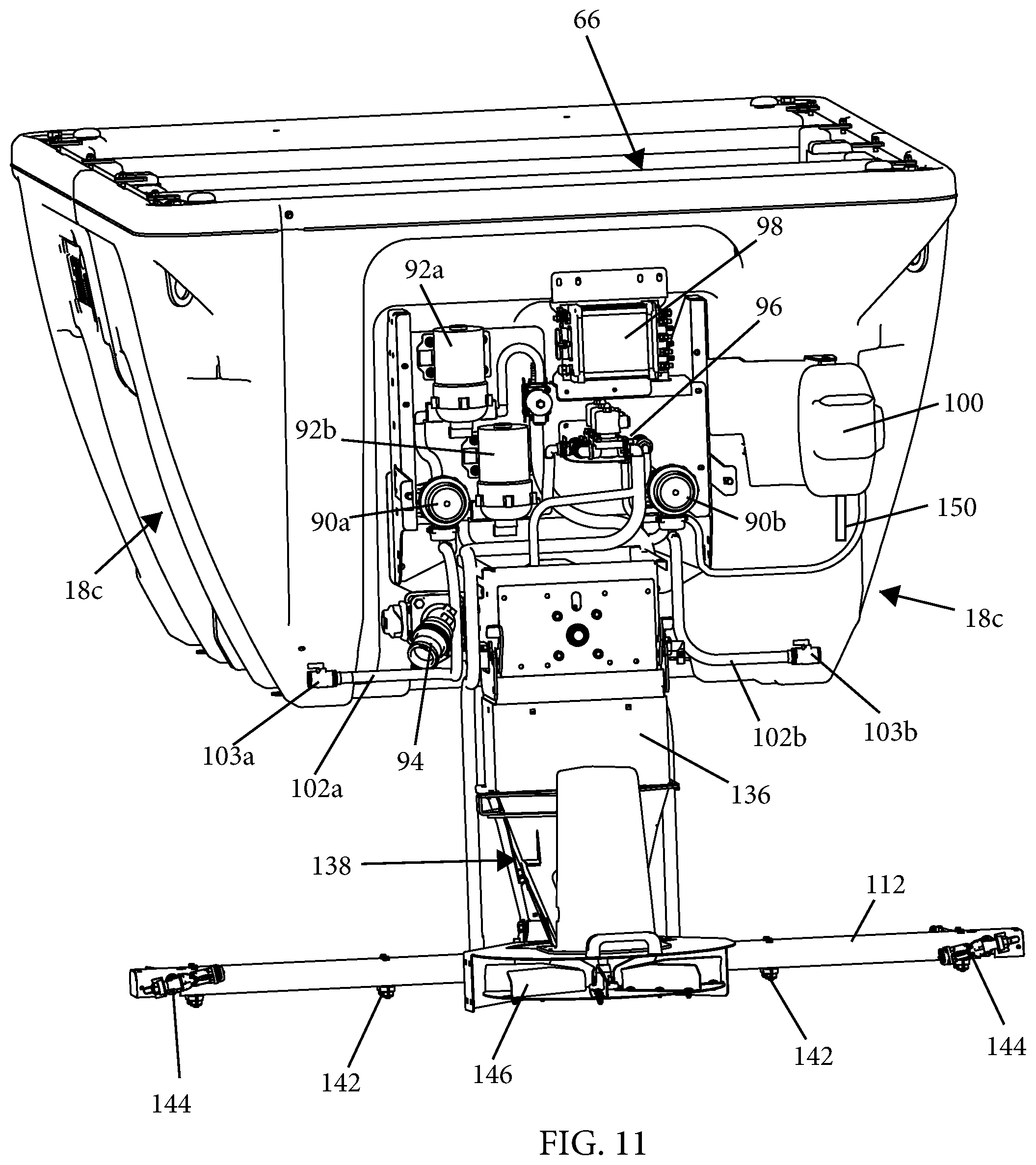 Patent US12318802 Figure 11 – Modular dual wall spreader with liquid storage tanks