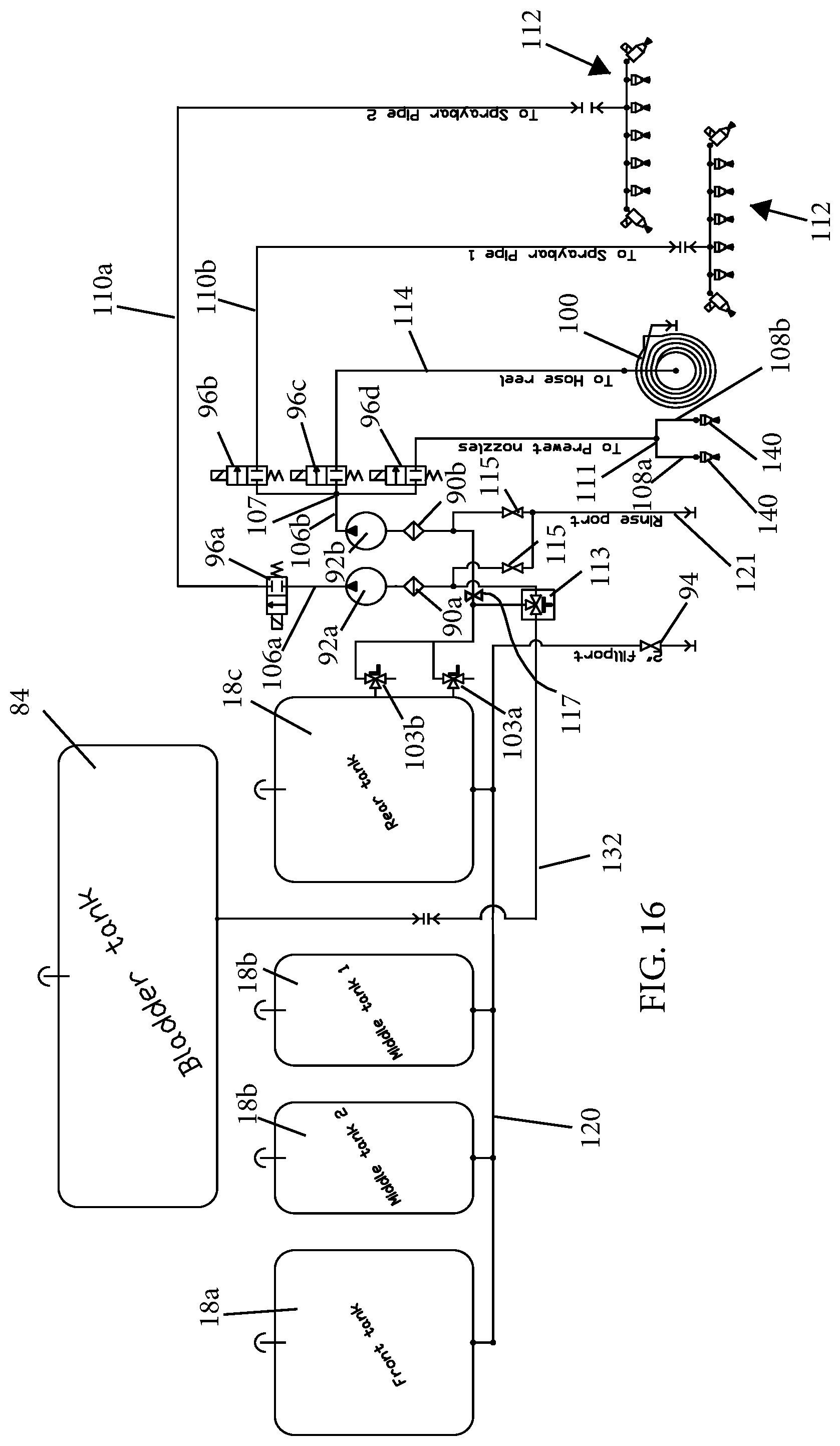 Patent US12318802 Figure 16 – Modular dual wall spreader with liquid storage tanks