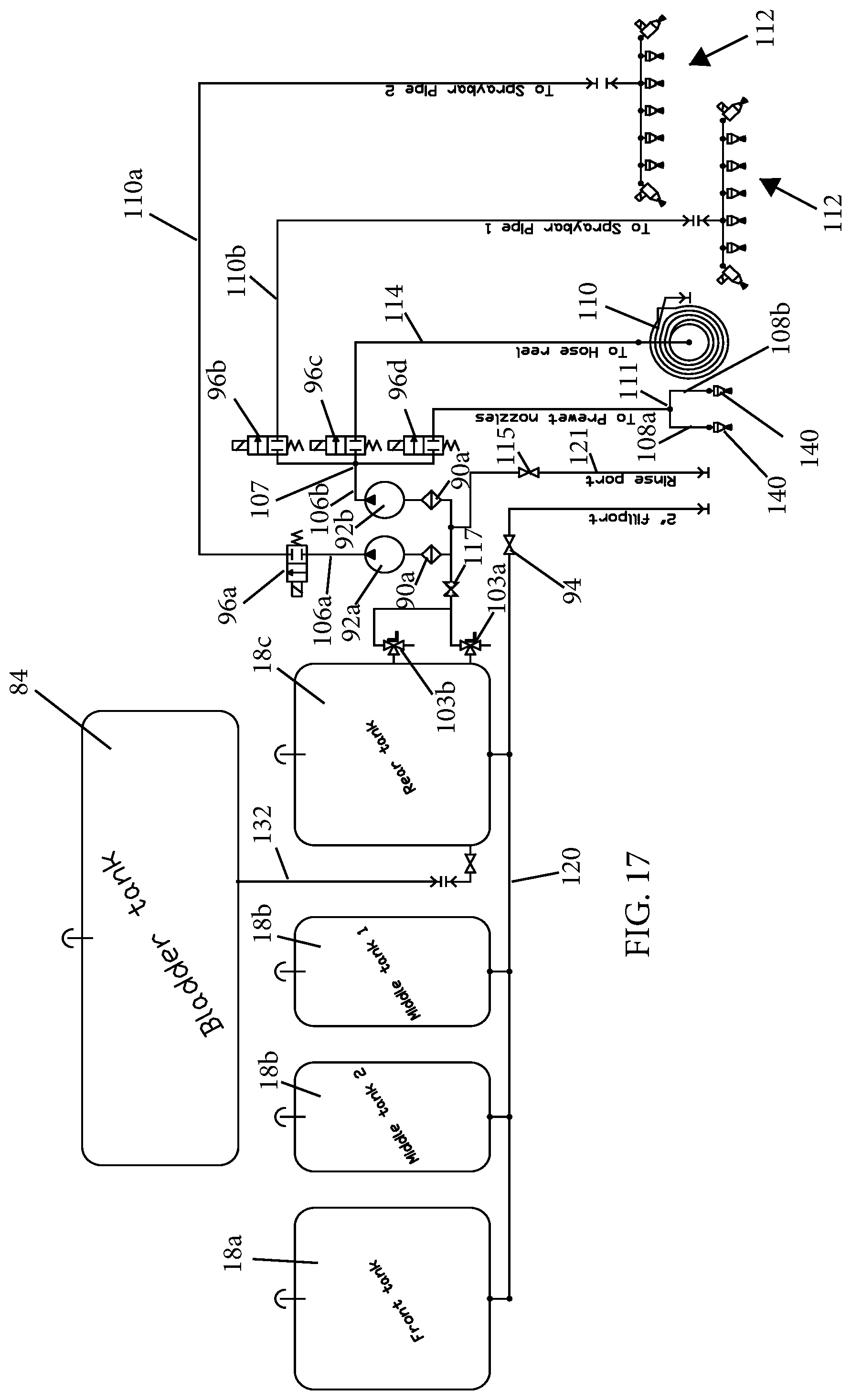 Patent US12318802 Figure 17 – Modular dual wall spreader with liquid storage tanks