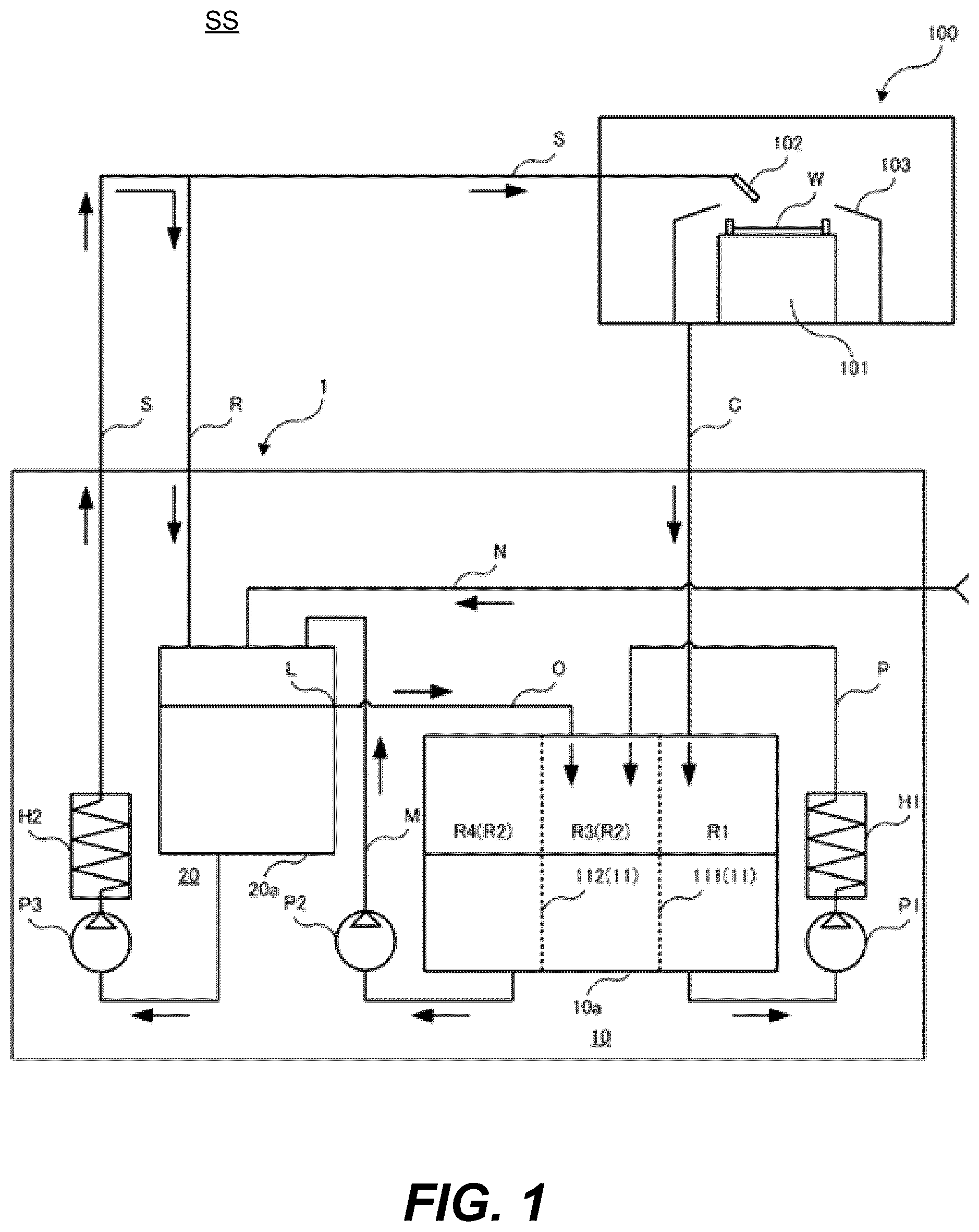 Patent US12318803 Figure 1 – Supply device and supply system