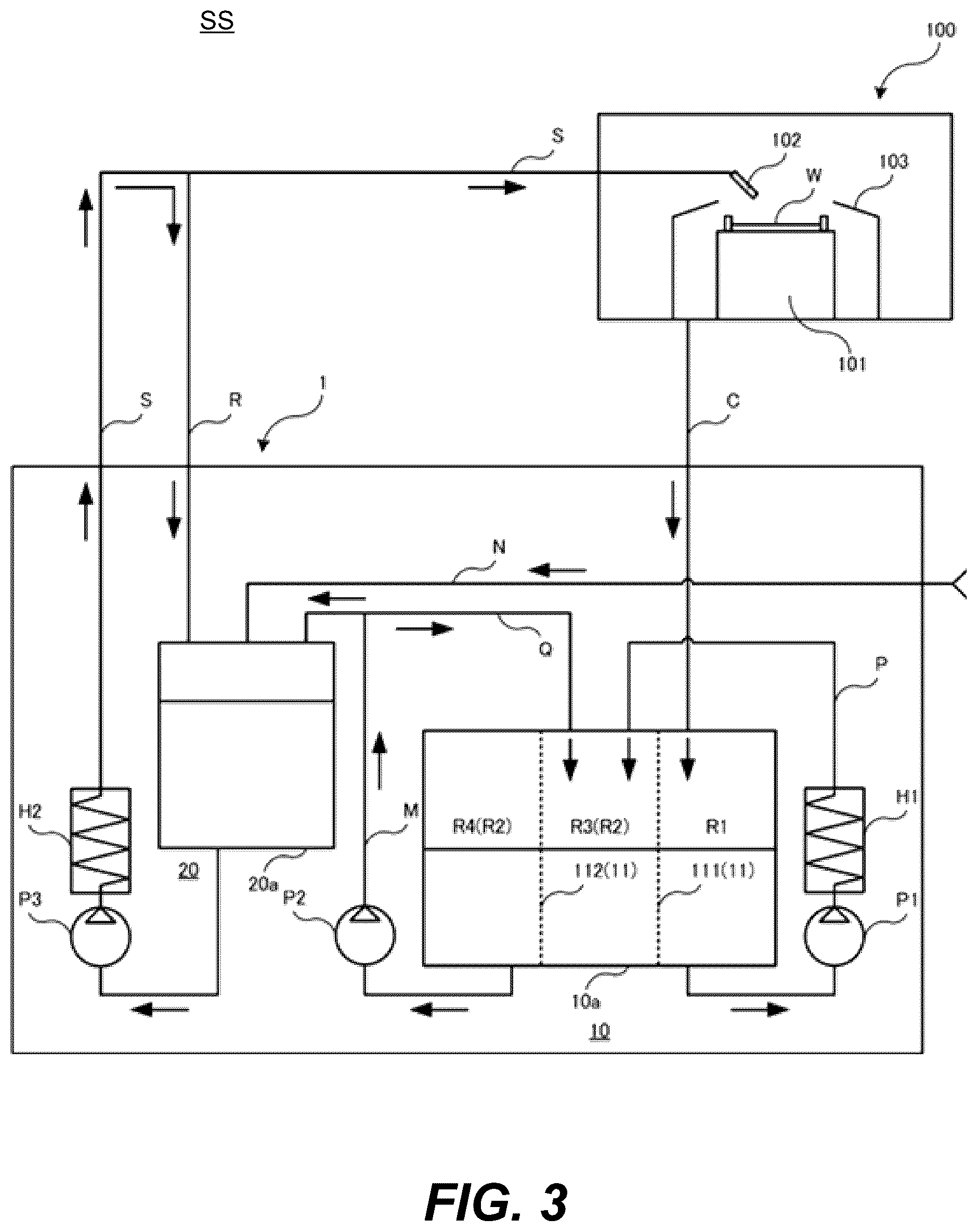 Patent US12318803 Figure 3 – Supply device and supply system