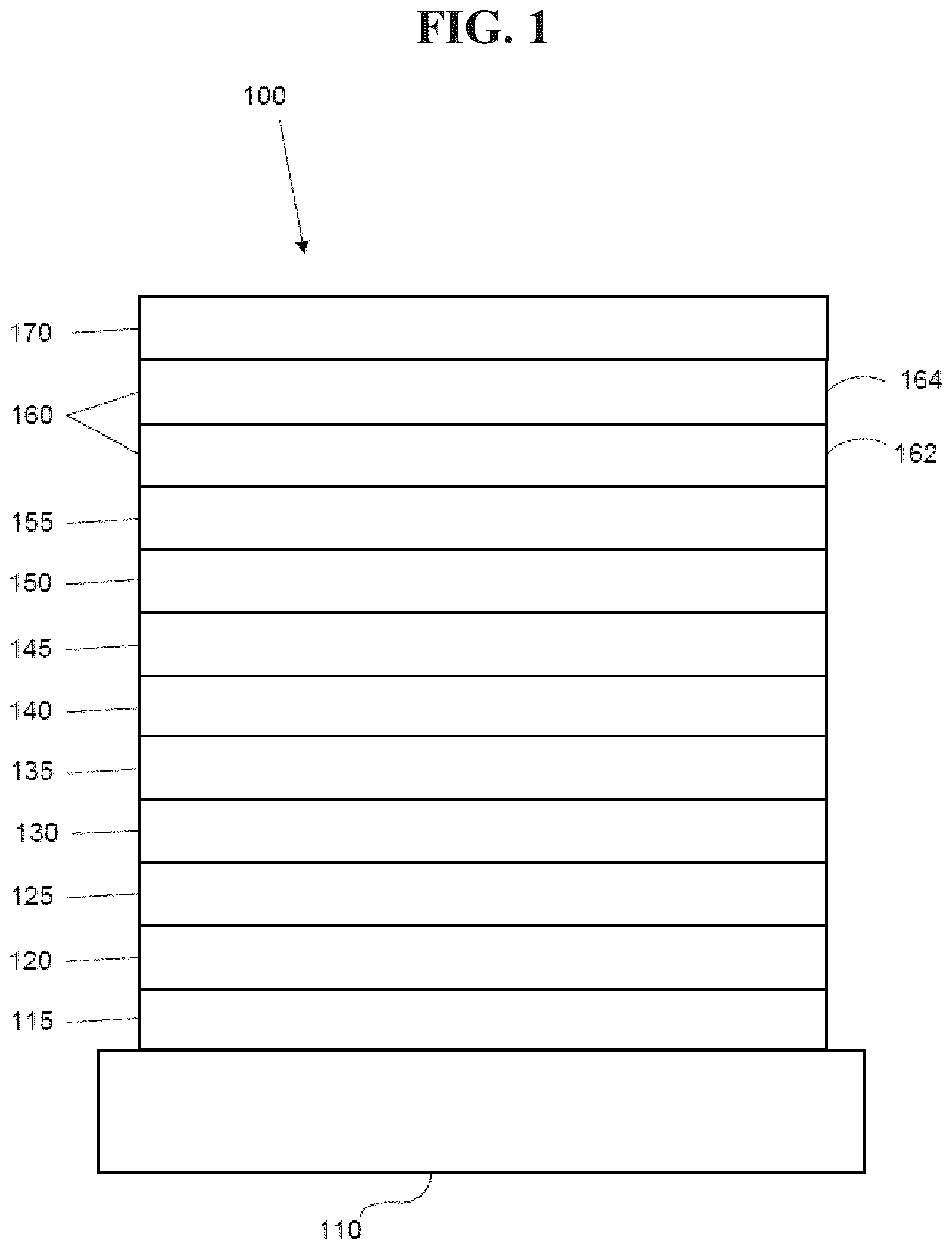 Patent US12318805 Figure 1 – Organic vapor jet print head with orthogonal delivery and exhaust channels