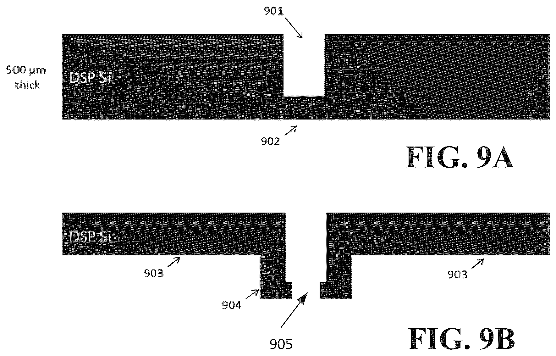 Patent US12318805 Figure 9 – Organic vapor jet print head with orthogonal delivery and exhaust channels