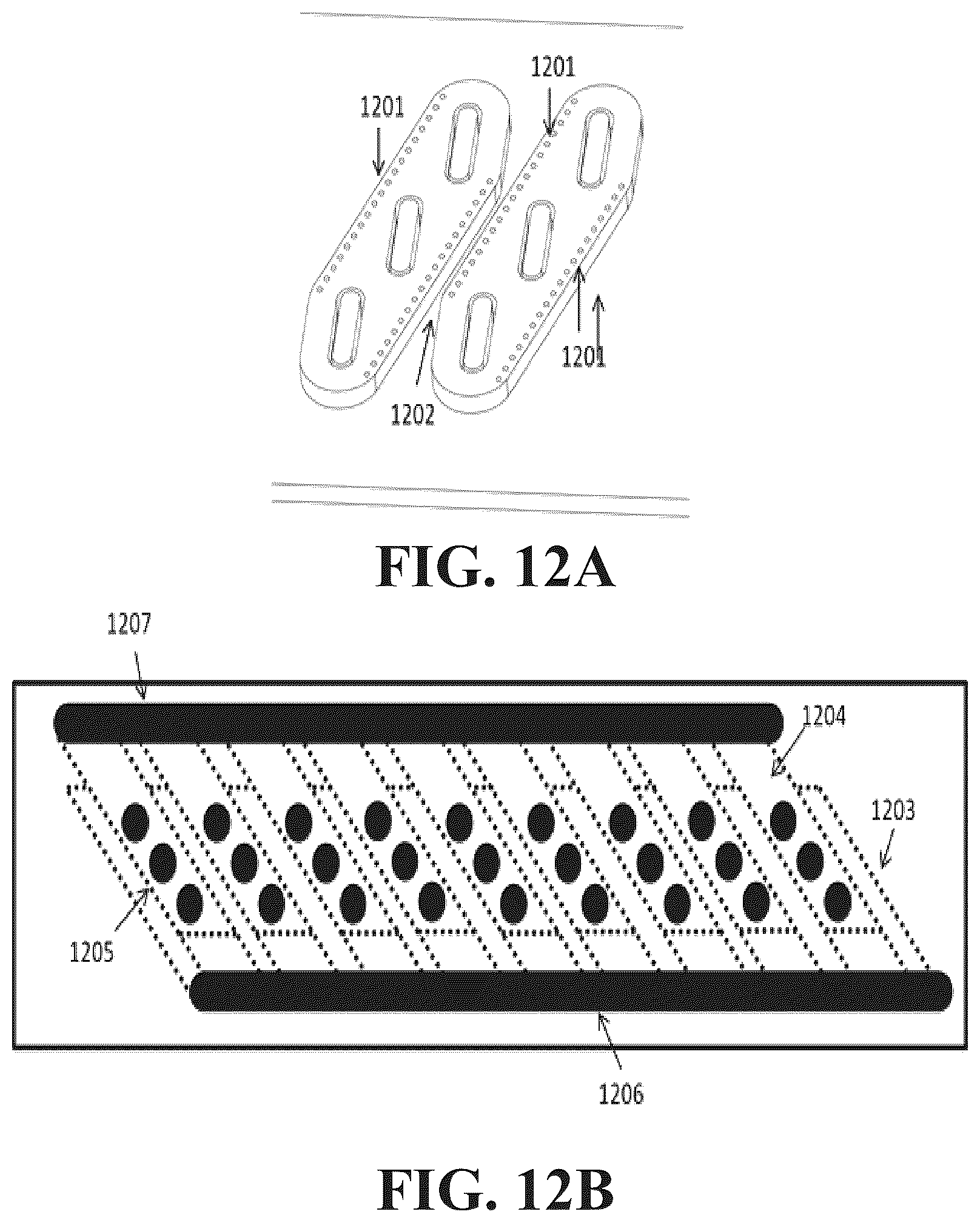 Patent US12318805 Figure 12 – Organic vapor jet print head with orthogonal delivery and exhaust channels