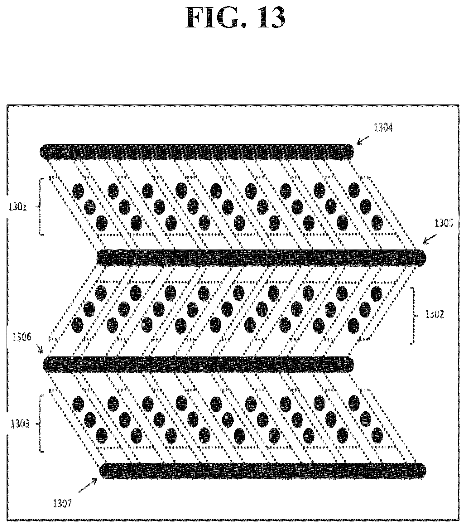 Patent US12318805 Figure 13 – Organic vapor jet print head with orthogonal delivery and exhaust channels