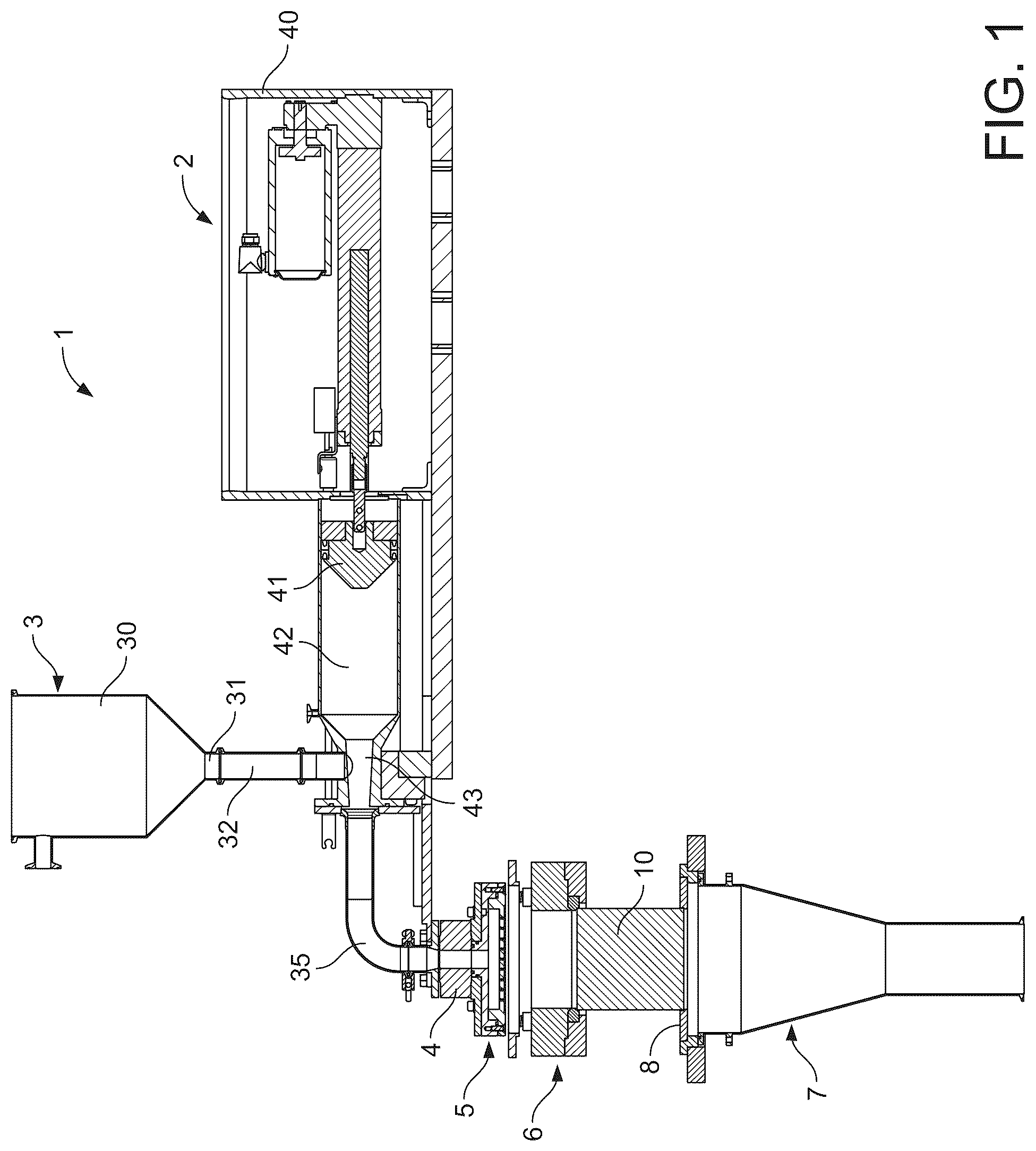 Patent US12318806 Figure 1 – Apparatus and method for coating substrates with washcoats