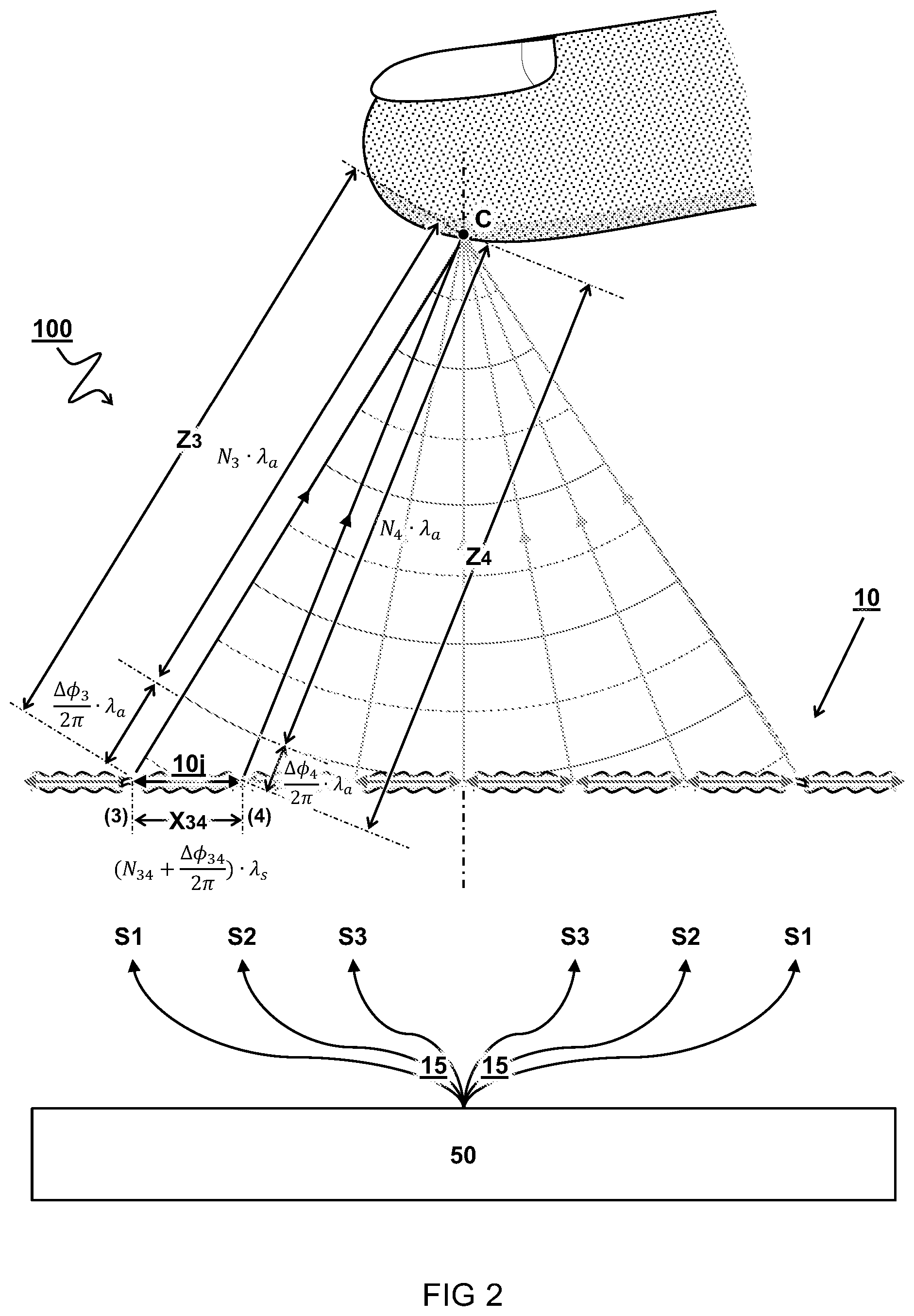 Patent US12318811 Figure 2 – Optimization of an acoustic membrane array