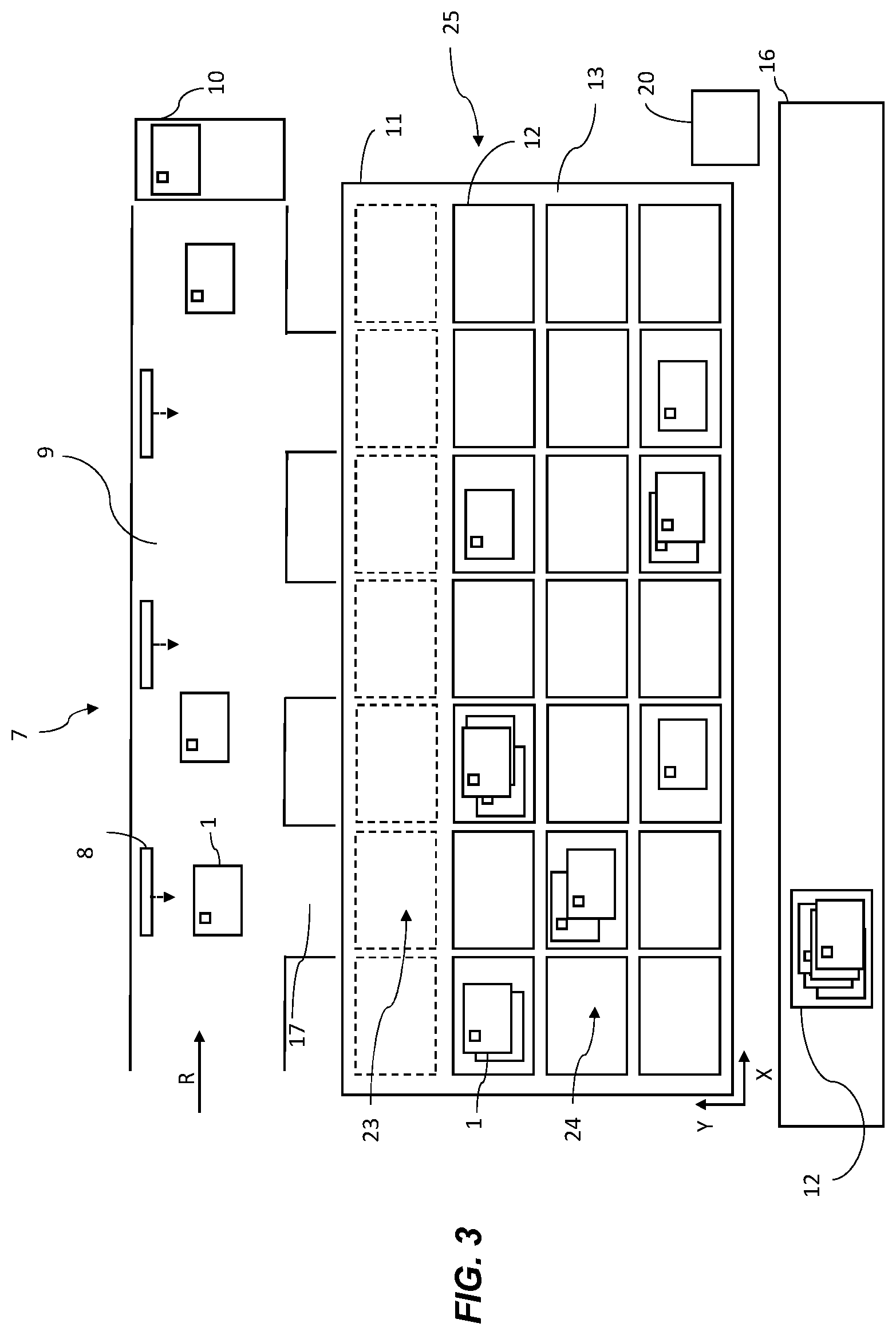 Patent US12318813 Figure 3 – Apparatus and method for sorting objects