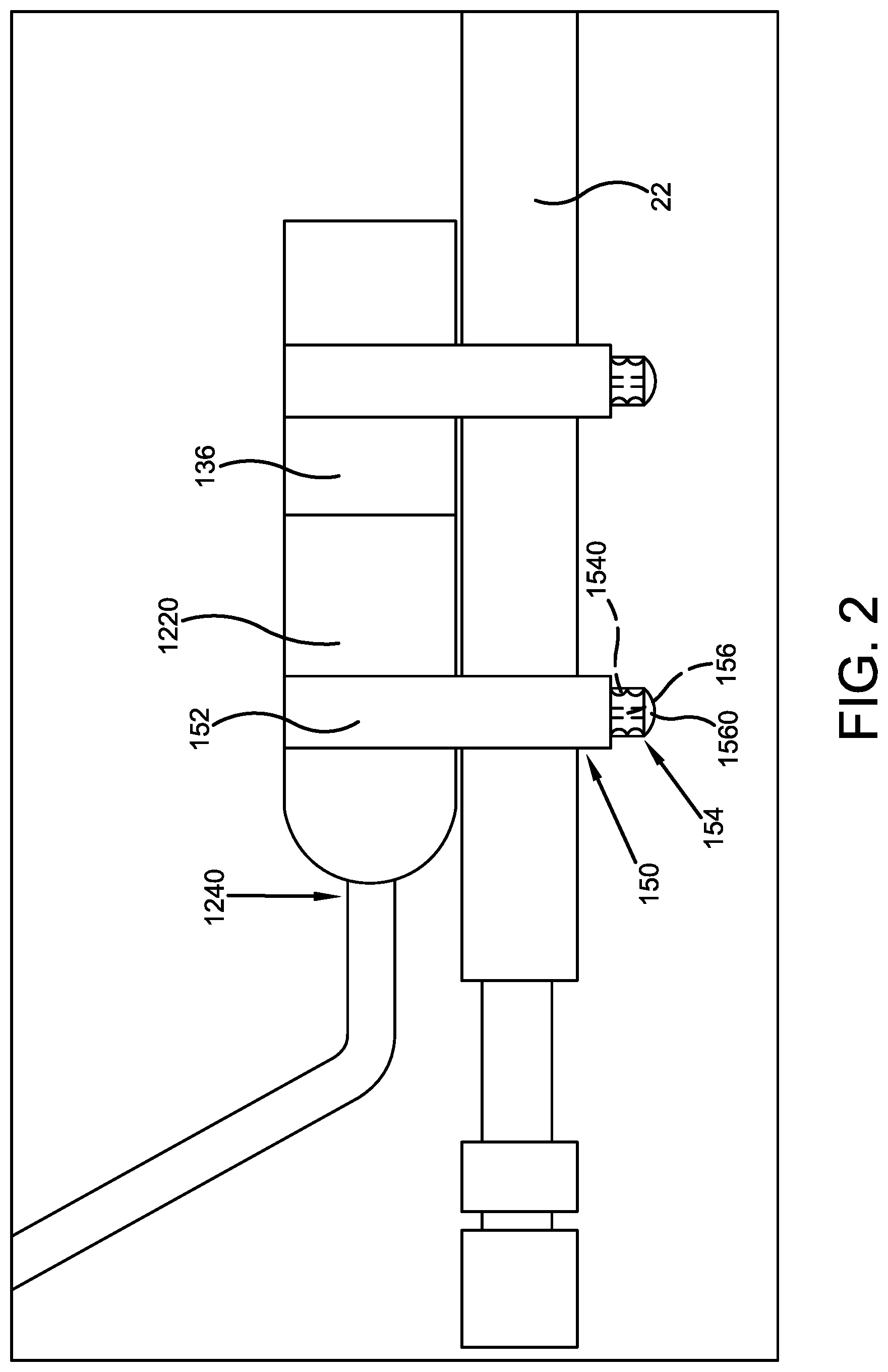 Patent US12318815 Figure 2 – Pressure washer wand cleaning attachment