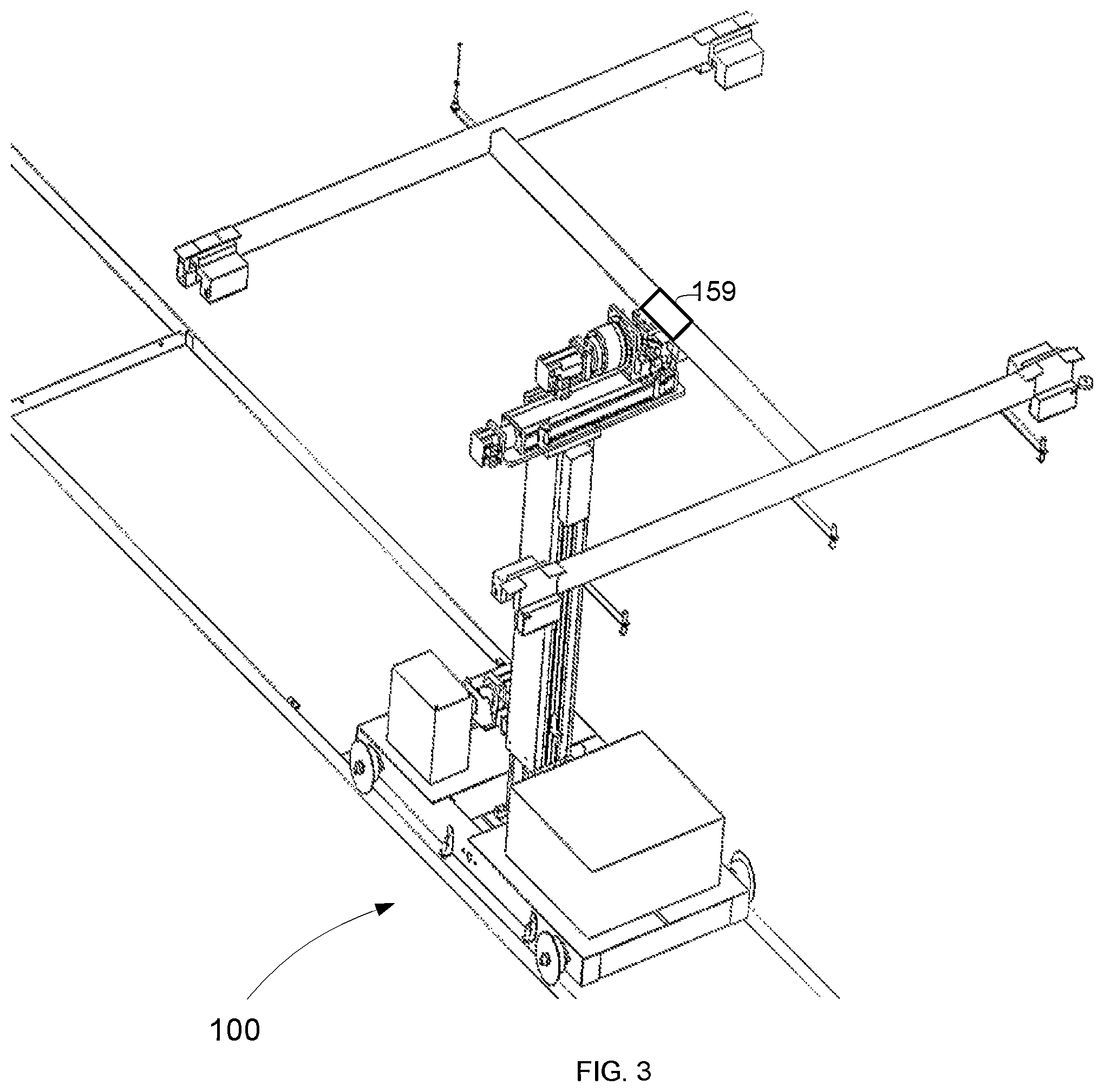 Patent US12318817 Figure 3 – Robotic trolly for moving a cleaning robot and a system that includes a cleaning robot and the robotic trolly