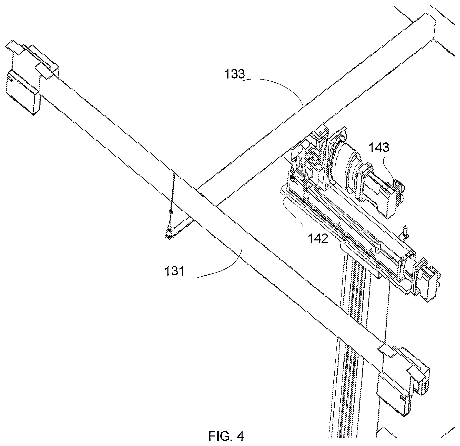 Patent US12318817 Figure 4 – Robotic trolly for moving a cleaning robot and a system that includes a cleaning robot and the robotic trolly