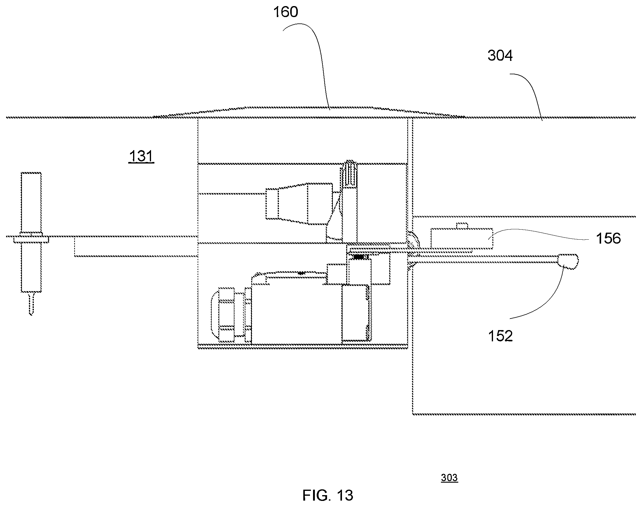 Patent US12318817 Figure 13 – Robotic trolly for moving a cleaning robot and a system that includes a cleaning robot and the robotic trolly