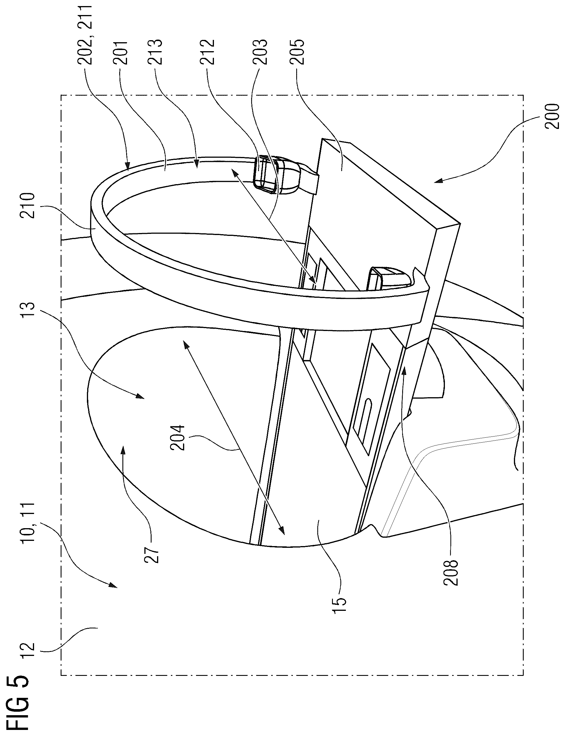 Patent US12318818 Figure 5 – Cleaning unit and a medical imaging apparatus with a cleaning unit