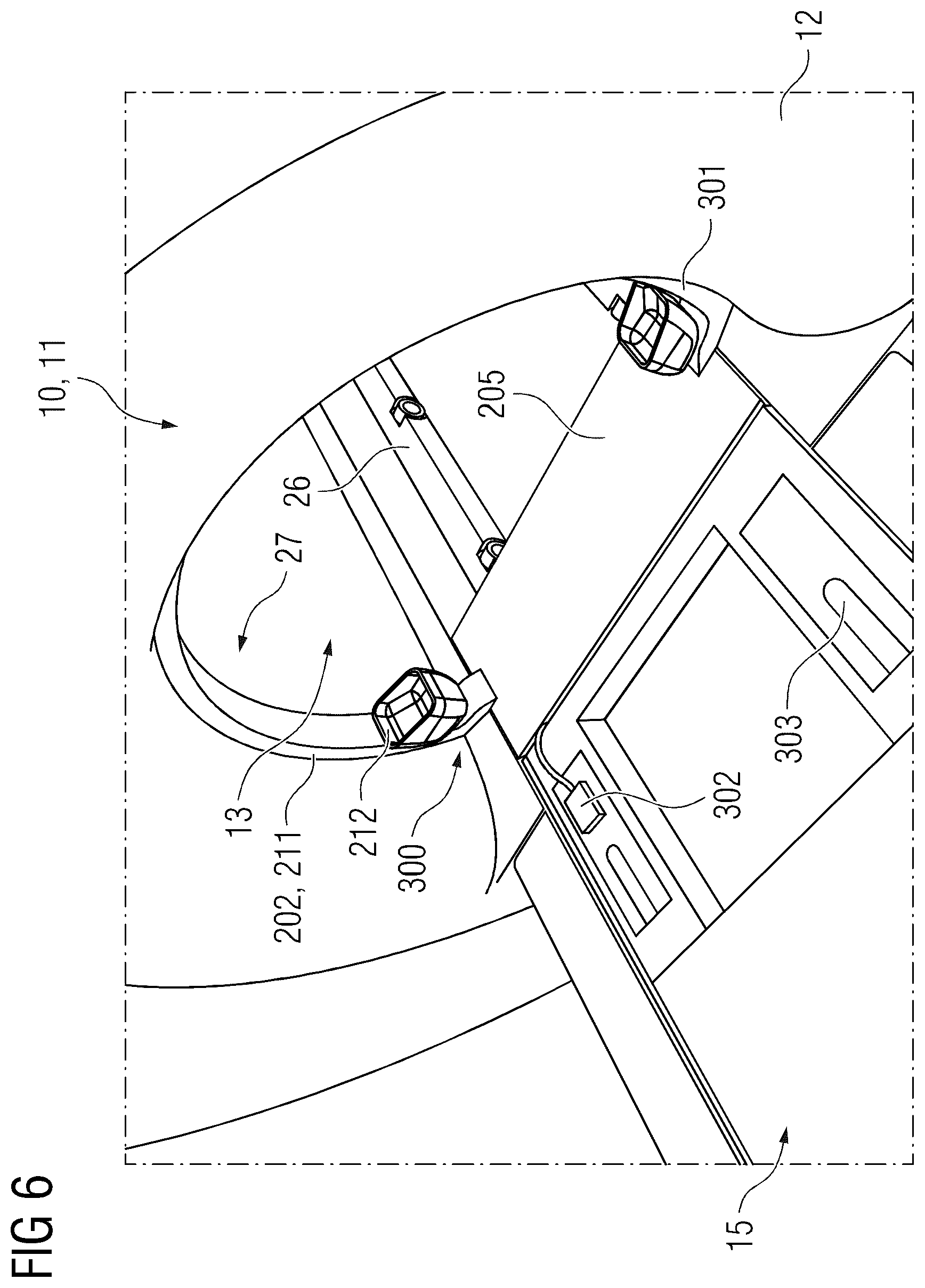 Patent US12318818 Figure 6 – Cleaning unit and a medical imaging apparatus with a cleaning unit