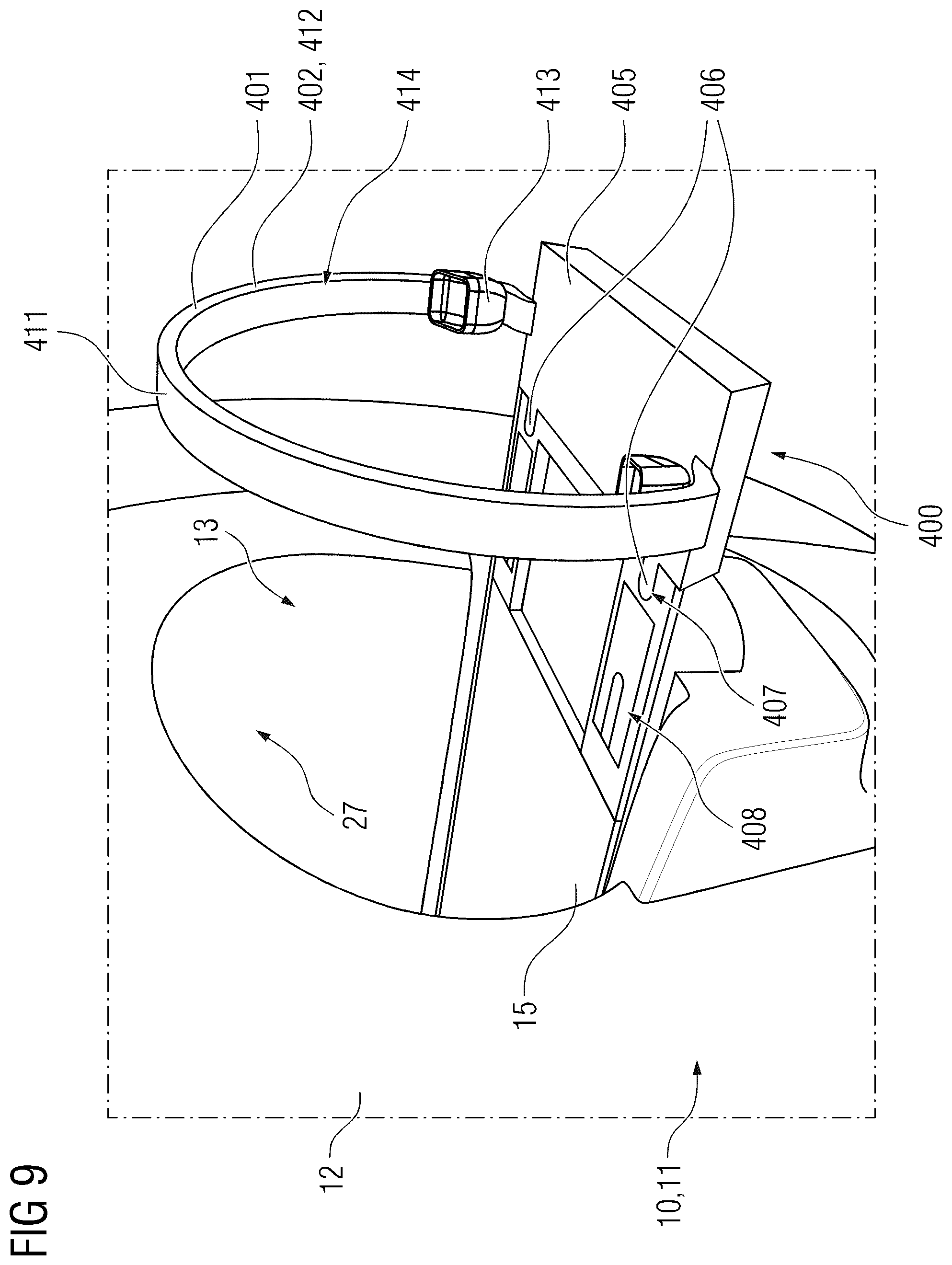 Patent US12318818 Figure 9 – Cleaning unit and a medical imaging apparatus with a cleaning unit