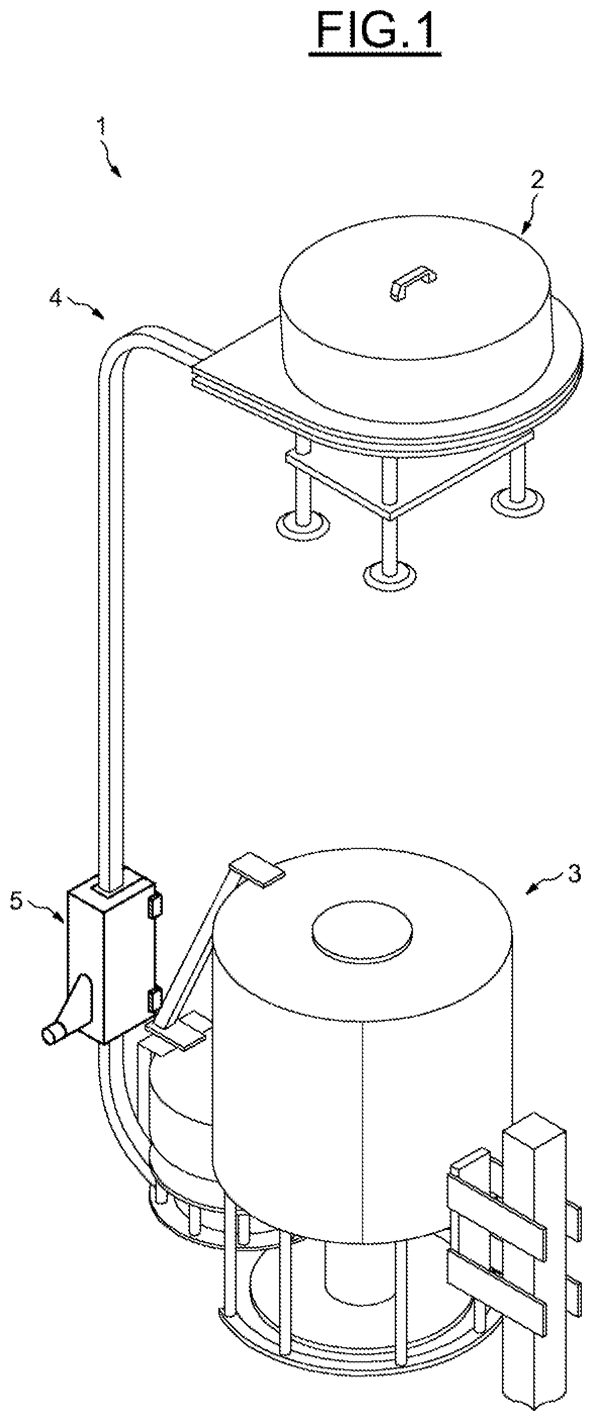 Patent US12318821 Figure 1 – Device for removing dust from closures by ionization