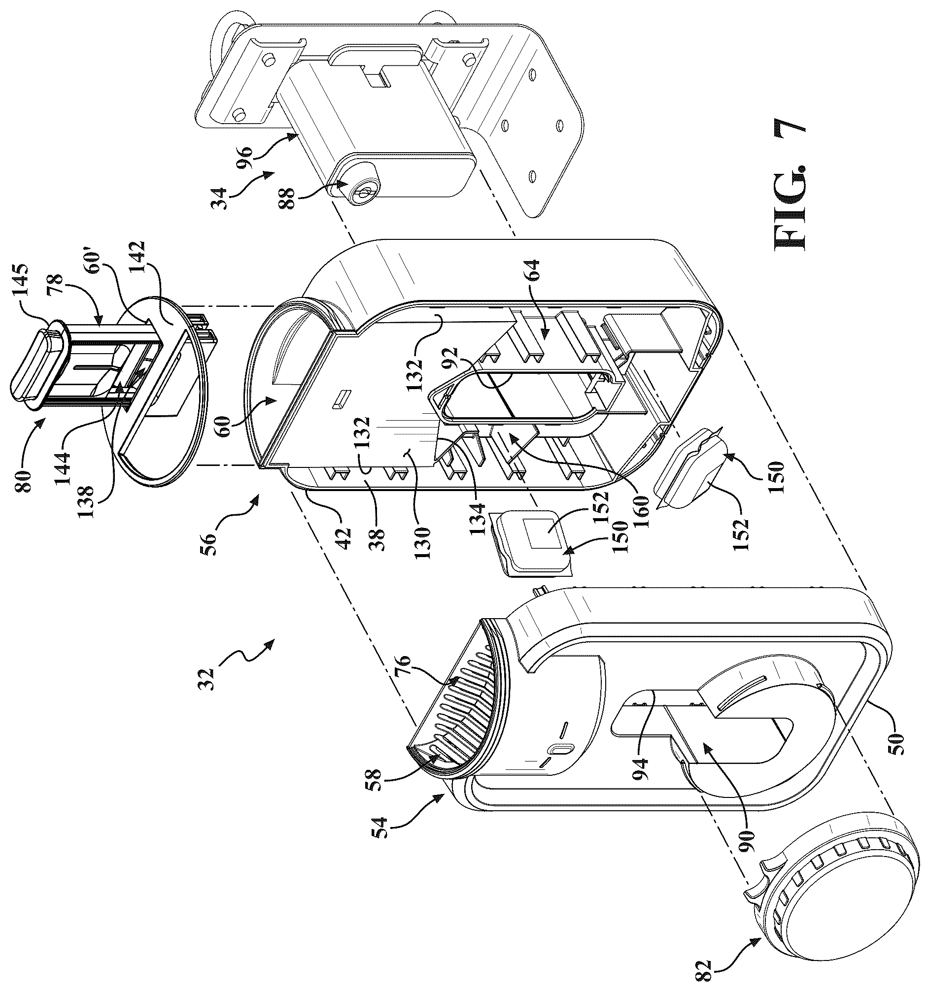 Patent US12318823 Figure 7 – Waste receiver for receiving a pharmaceutical waste material