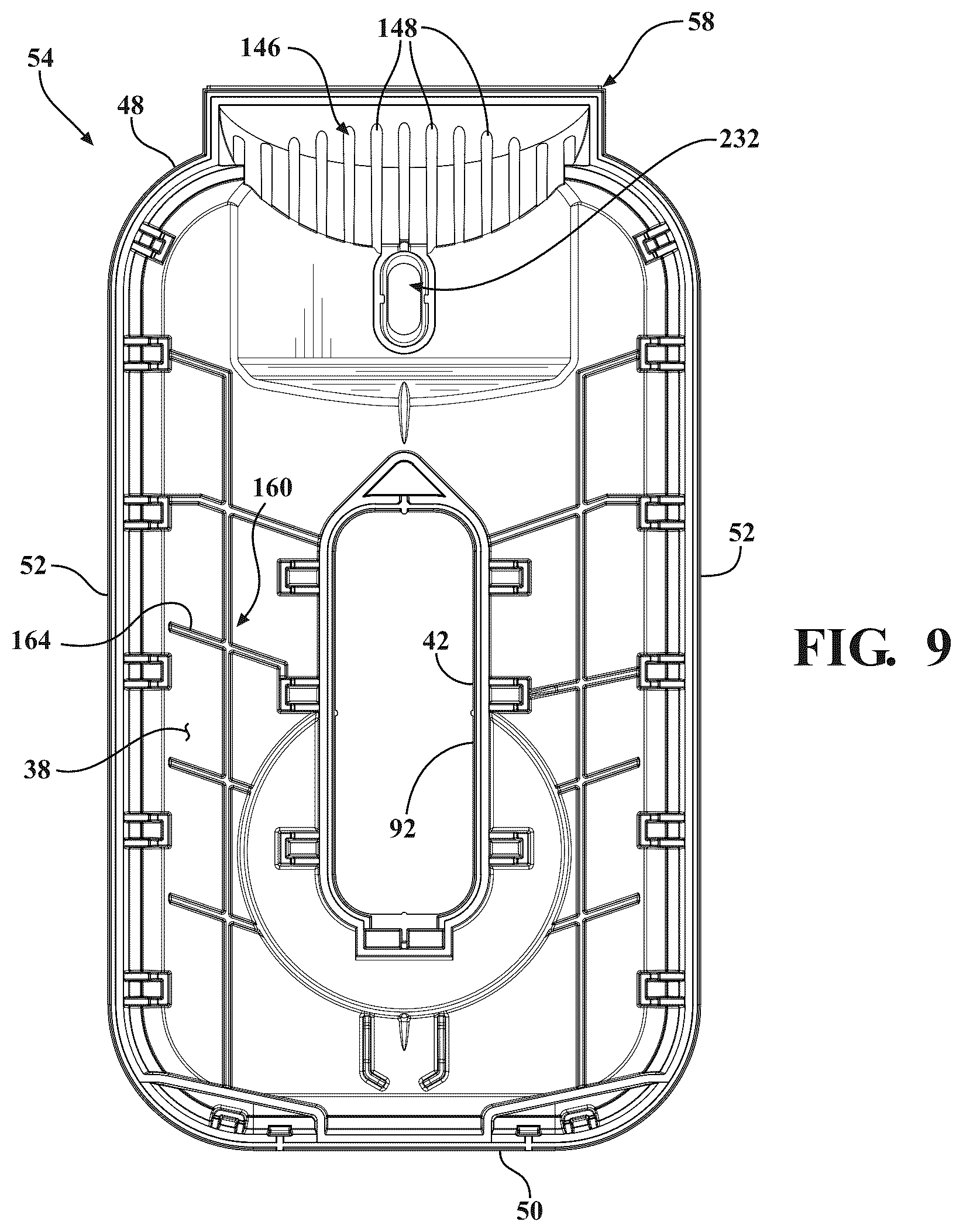 Patent US12318823 Figure 9 – Waste receiver for receiving a pharmaceutical waste material