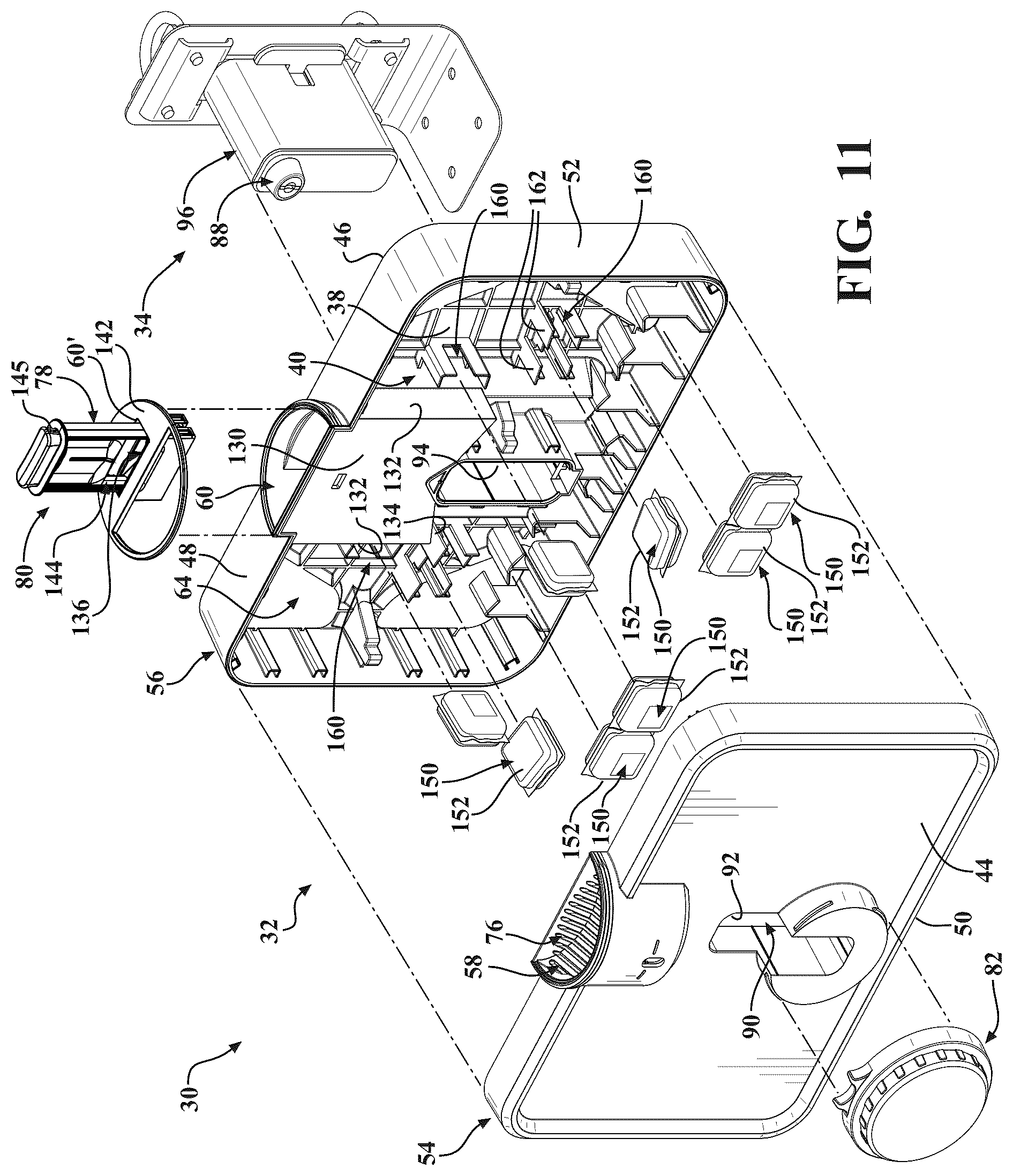 Patent US12318823 Figure 11 – Waste receiver for receiving a pharmaceutical waste material